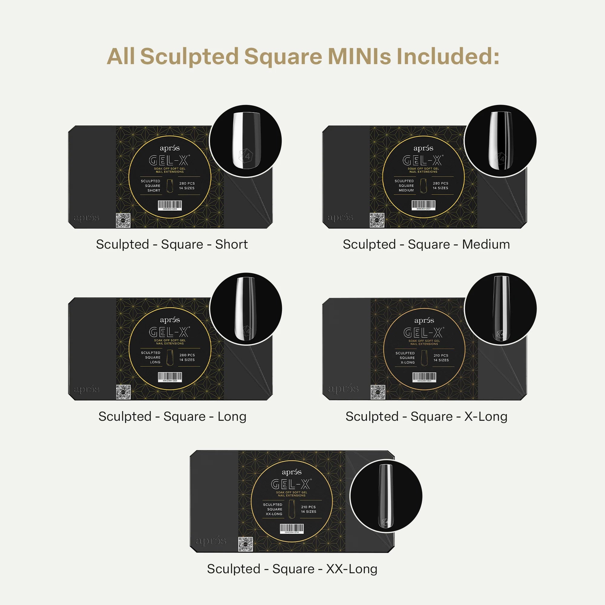 Mini Square Gel-X® Collection
