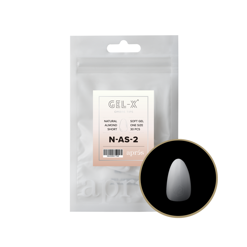 Ombré Gel-X® Natural Almond Short Refill Bag