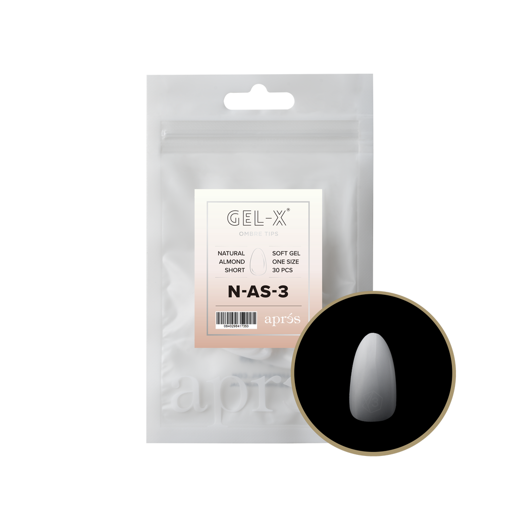 Ombré Gel-X® Natural Almond Short Refill Bag