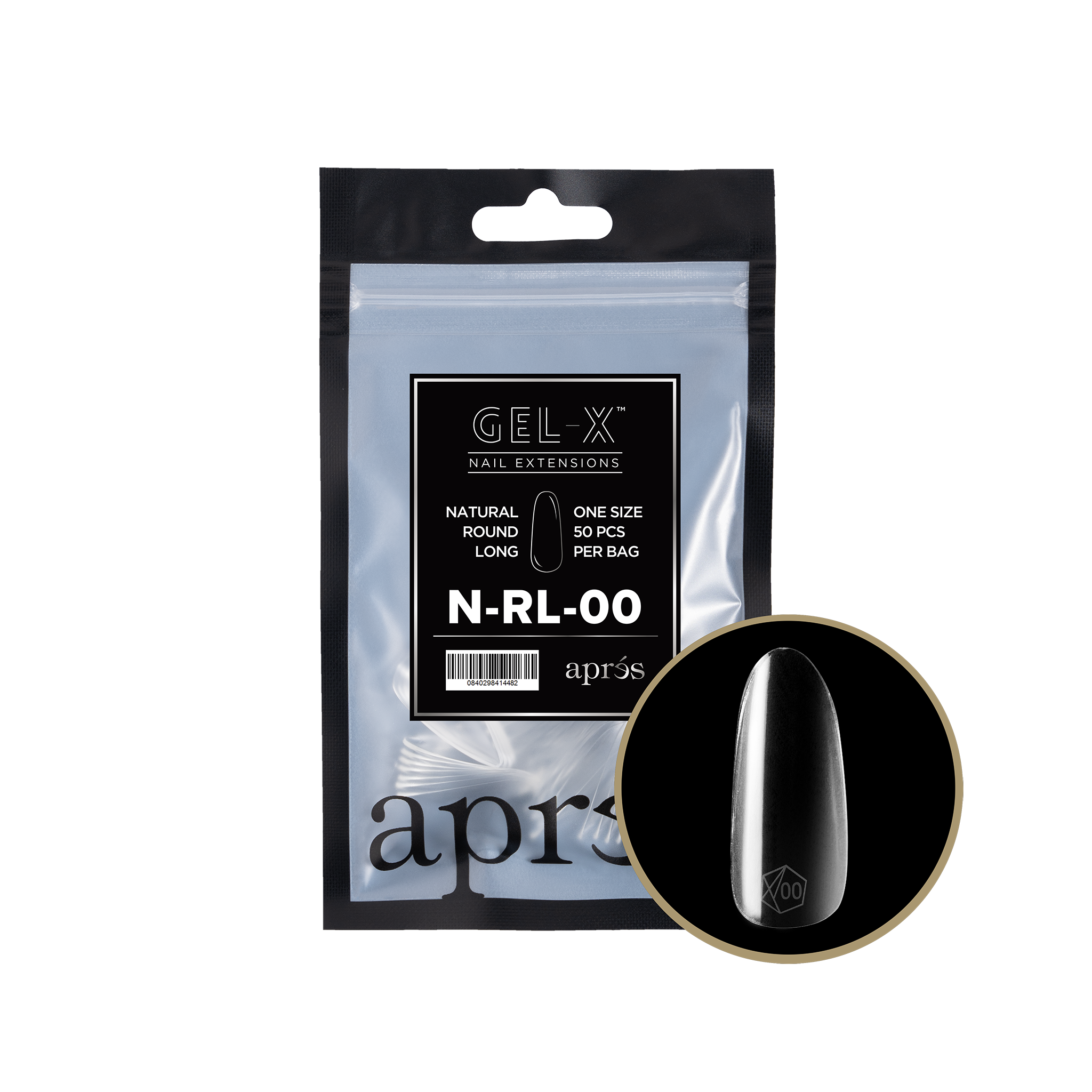 Gel-X® Natural Round Long Refill