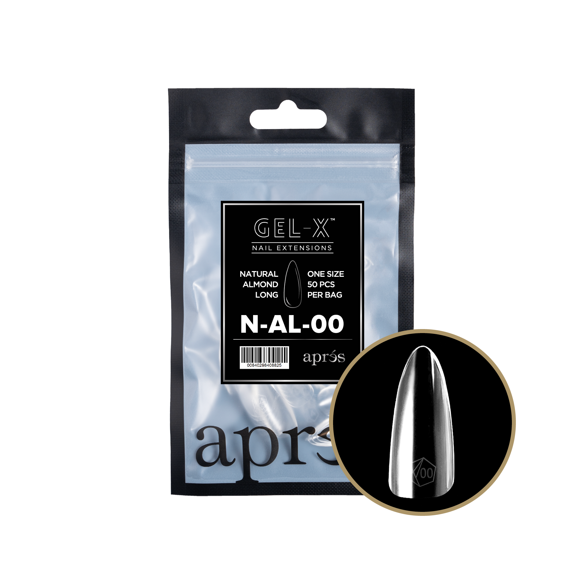 Gel-X® Natural Almond Long Refill Bag