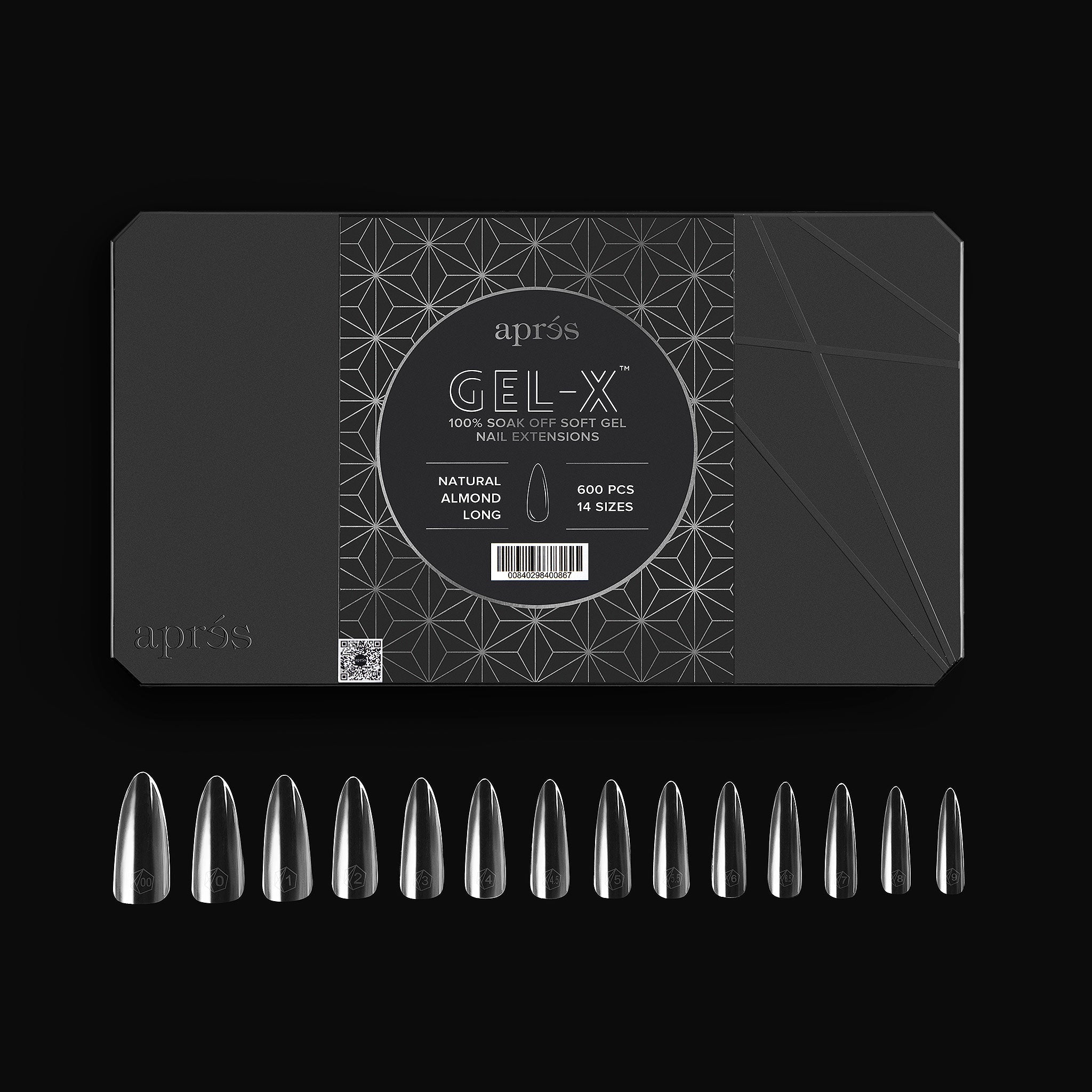 Gel-X® Natural Almond Long Box of Tips - Pro (600pcs)