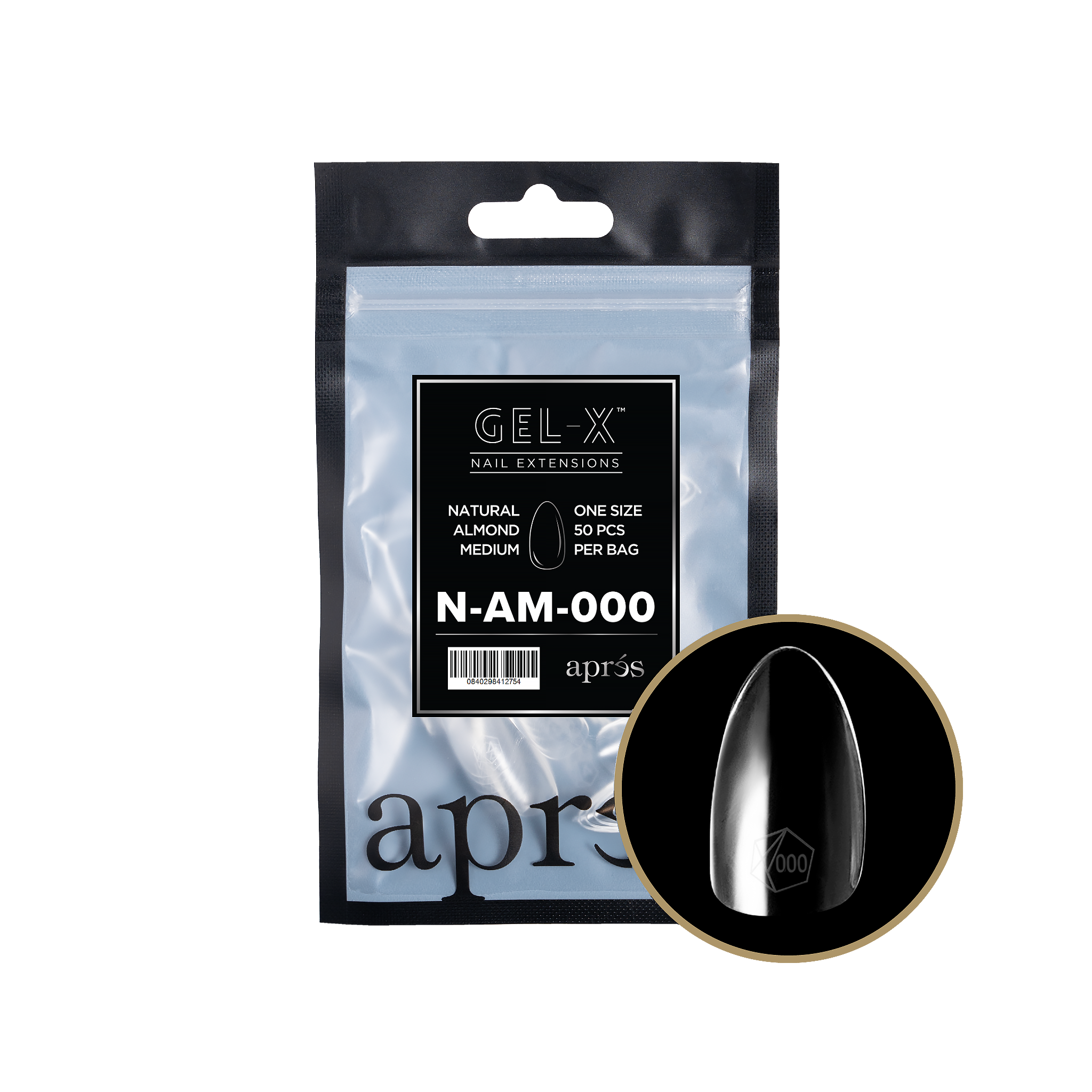 Gel-X® Natural Almond Medium Refill Bag