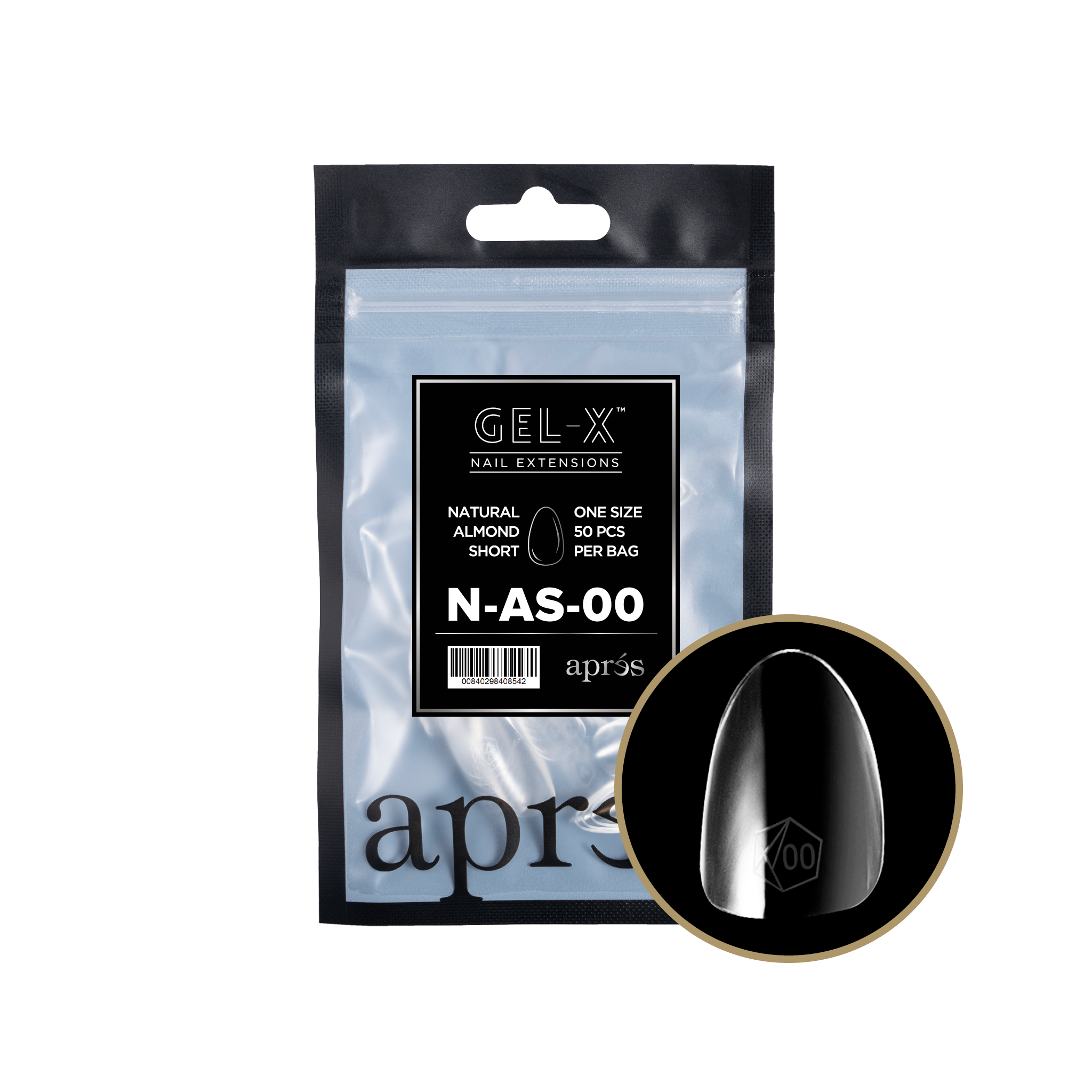 Gel-X® Natural Almond Short Refill Bag
