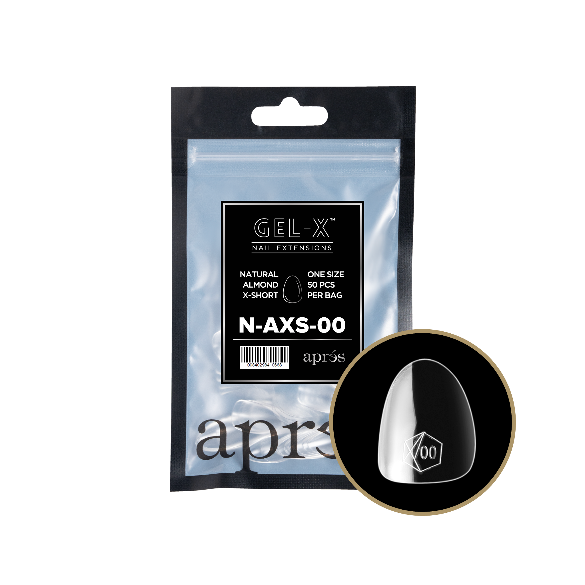 Gel-X® Natural Almond Extra Short Refill Bag