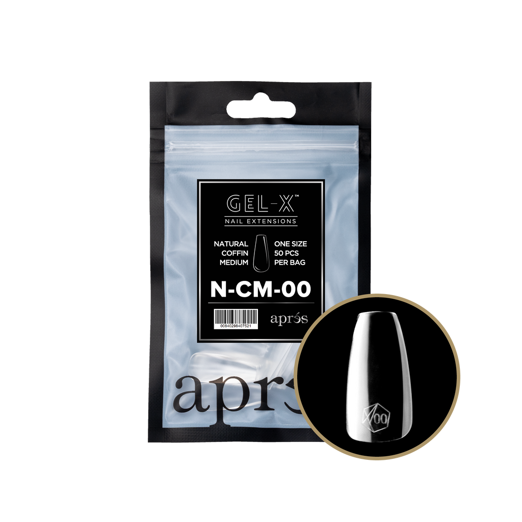 Gel-X® Natural Coffin Medium Refill Bag