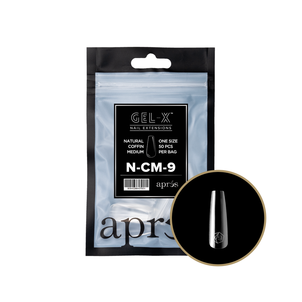 Gel-X® Natural Coffin Medium Refill Bag