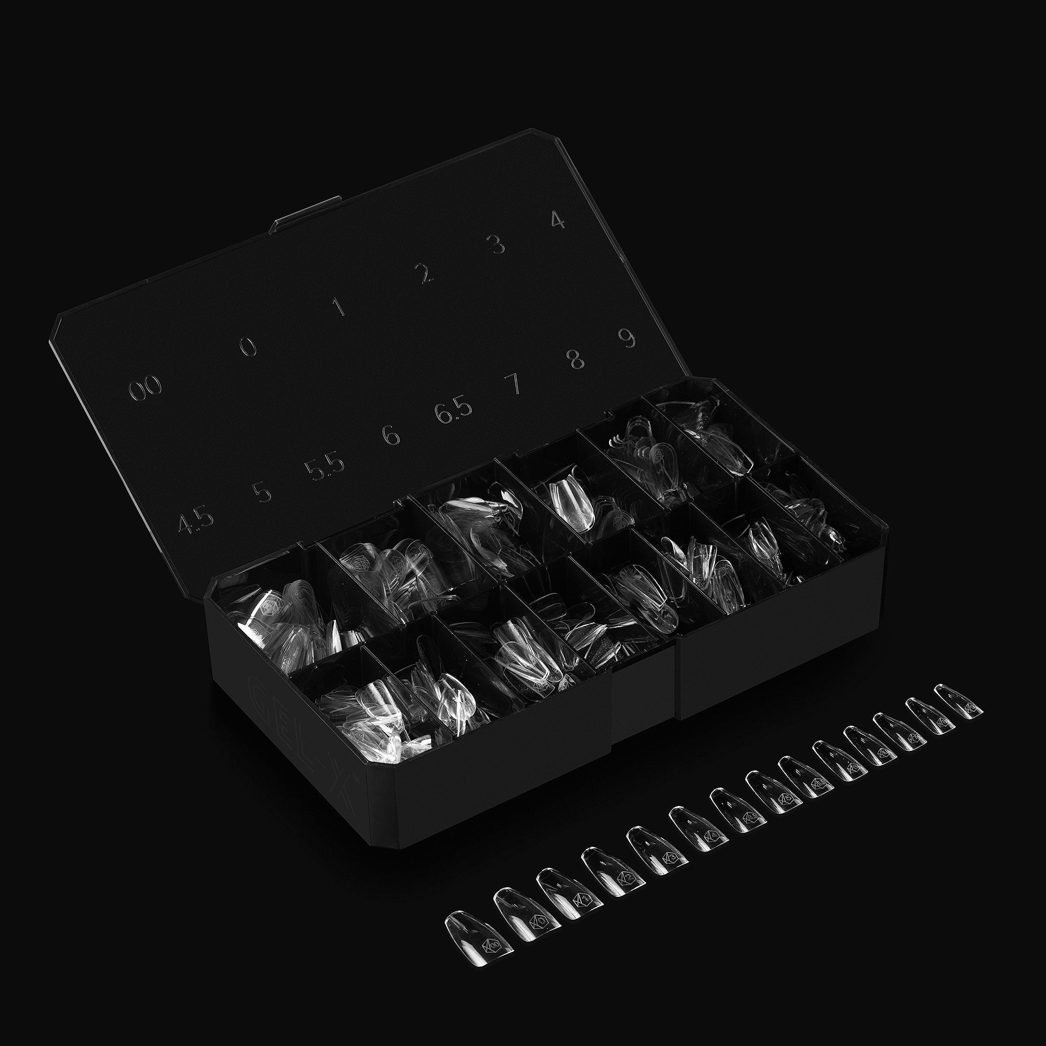 Gel-X® Natural Coffin Medium Box of Tips - Mini (280pcs)