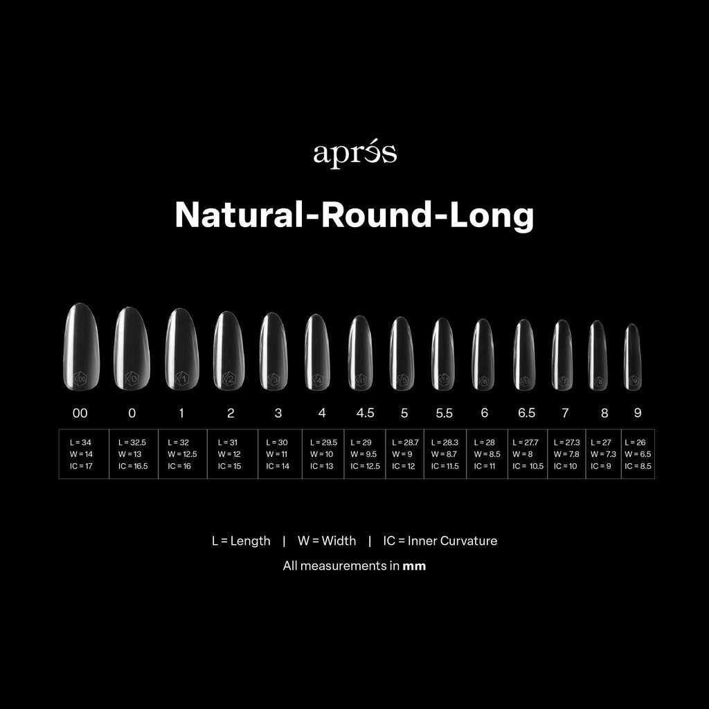 Gel-X® Natural Round Long Box of Tips - Pro (600pcs)