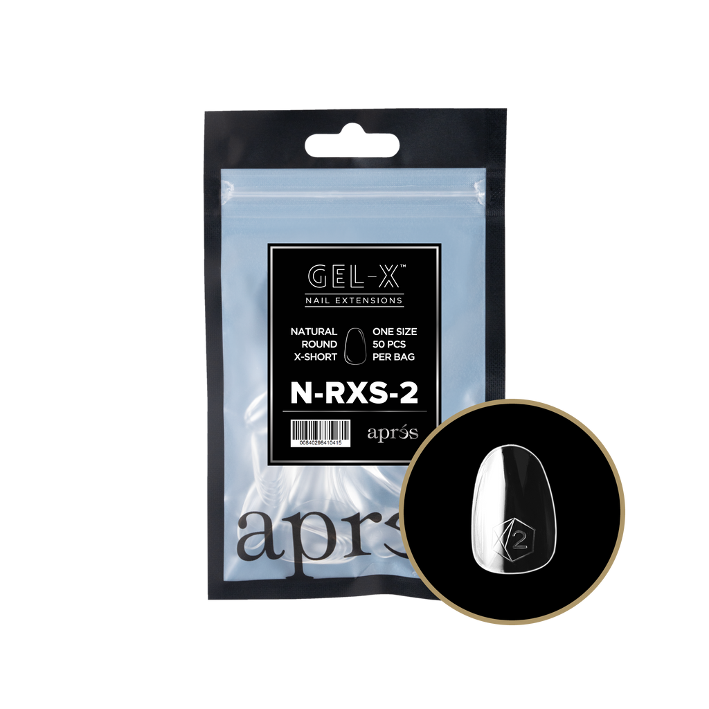 Gel-X® Natural Round Extra Short Refill Bag