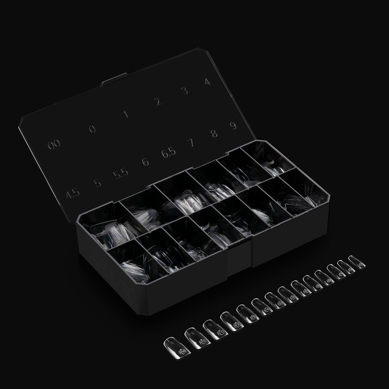 Gel-X® Natural Square Medium Box of Tips - Mini (280pcs)