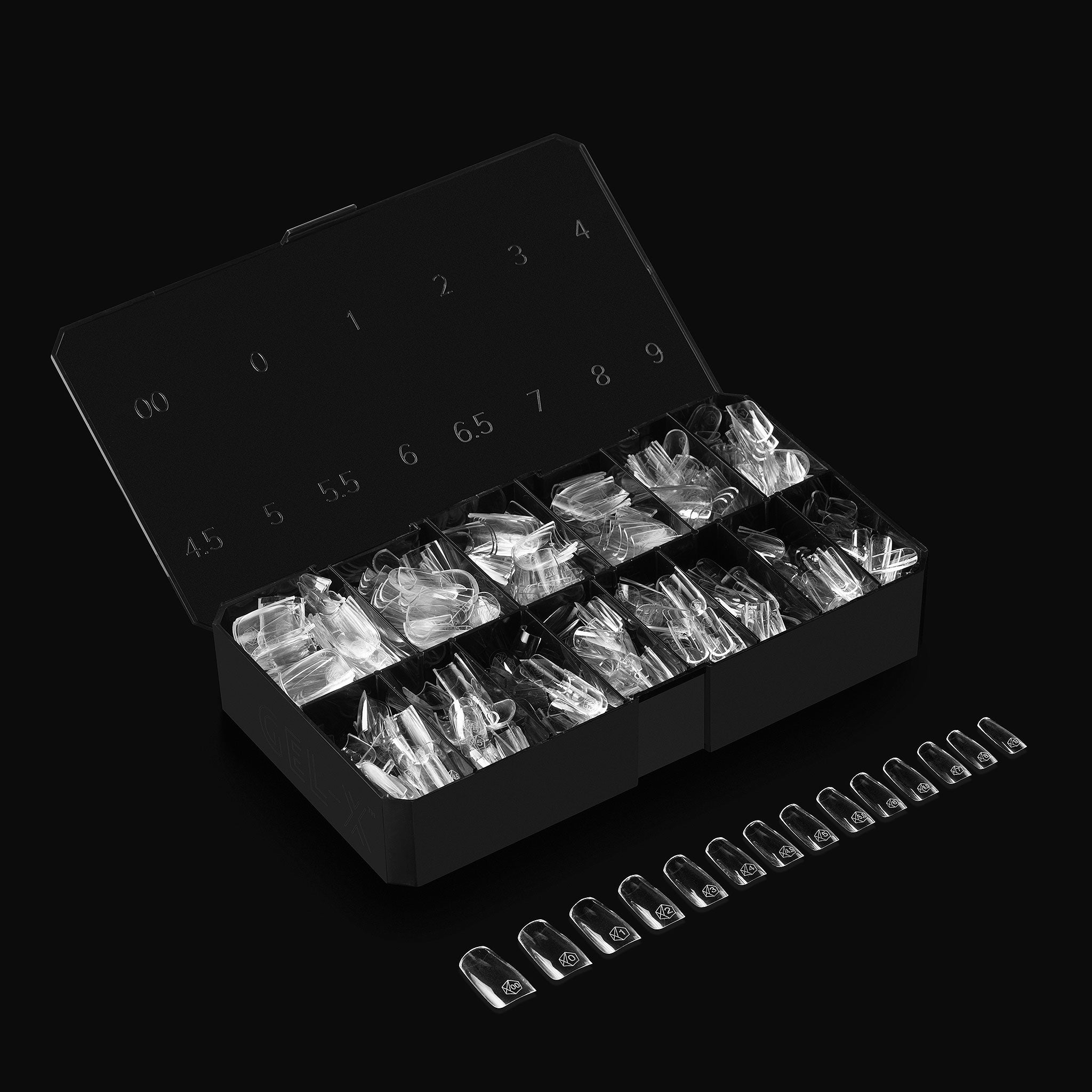 Gel-X® Natural Square Medium Box of Tips - Pro (600pcs)