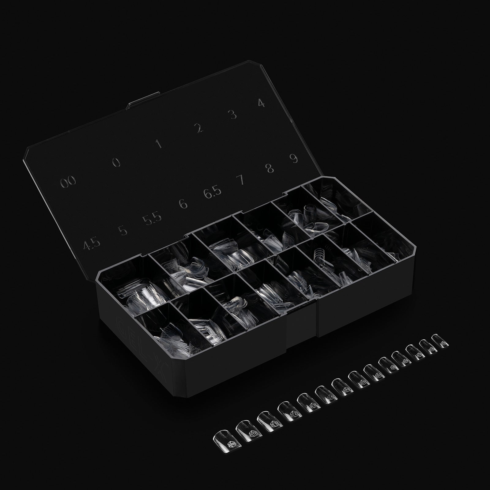 Gel-X® Natural Square Short Box of Tips - Mini (280pcs)