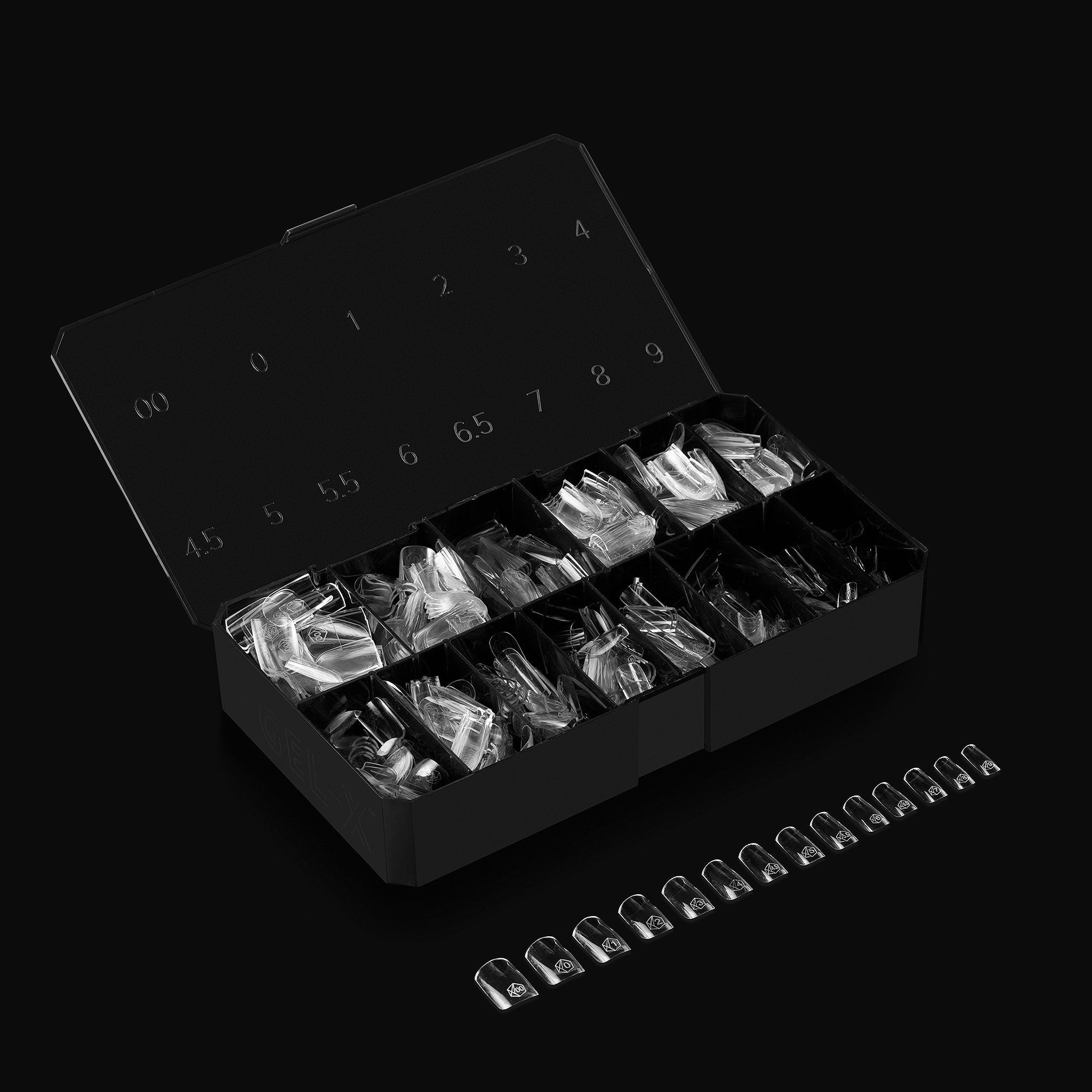 Gel-X® Natural Square Short Box of Tips - Pro (600pcs)
