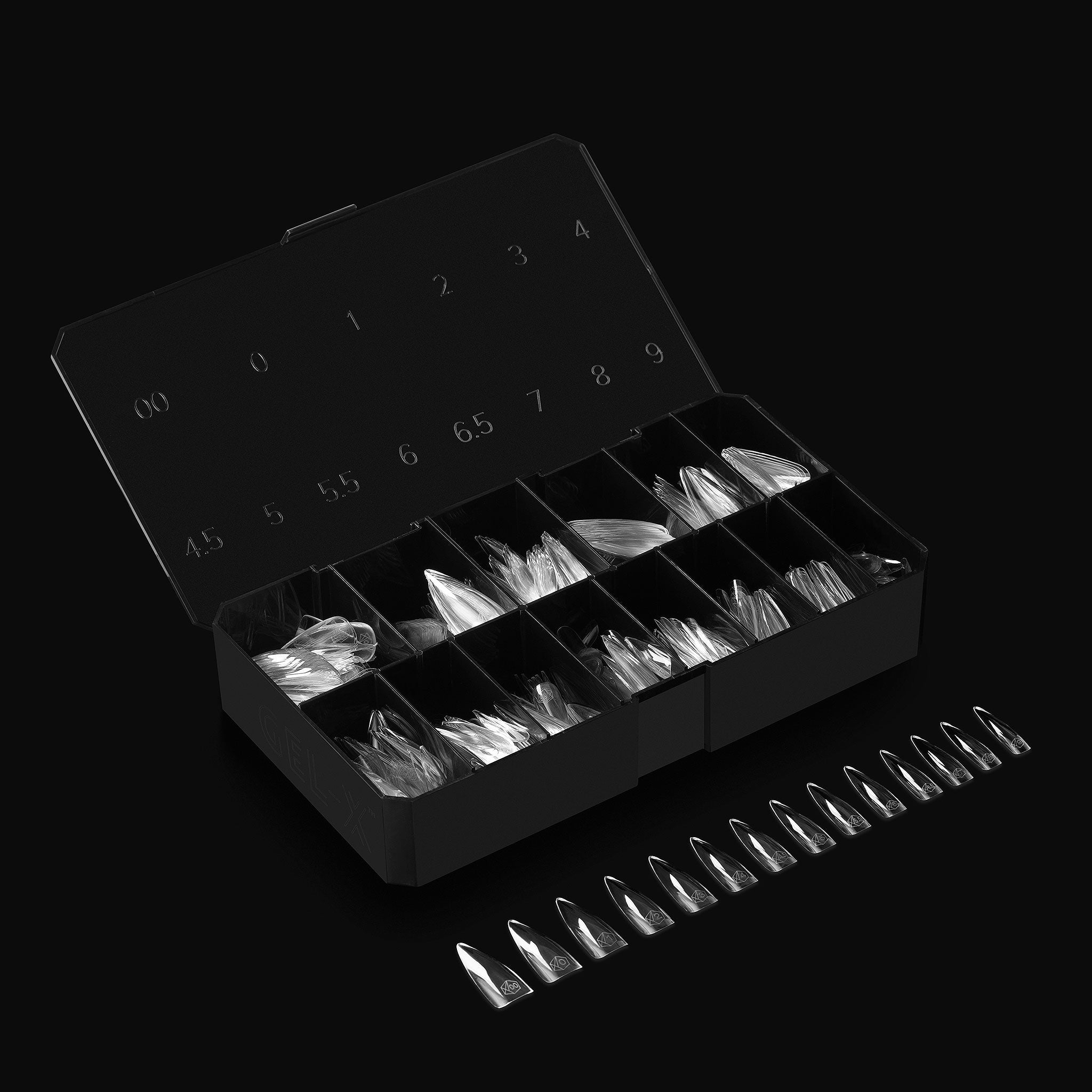 Gel-X® Natural Stiletto Long Box of Tips - Pro (600pcs)
