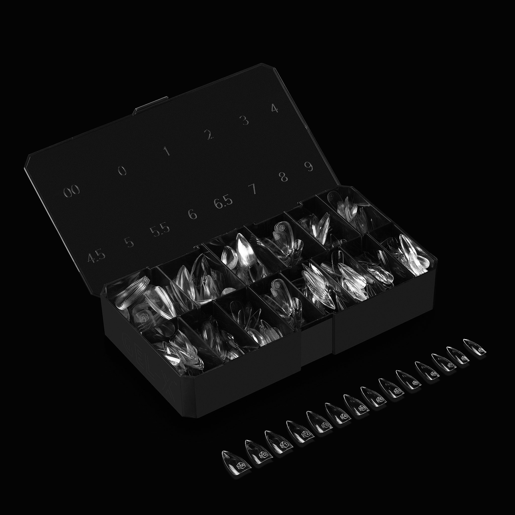 Gel-X® Natural Stiletto Medium Box of Tips - Pro (600pcs)