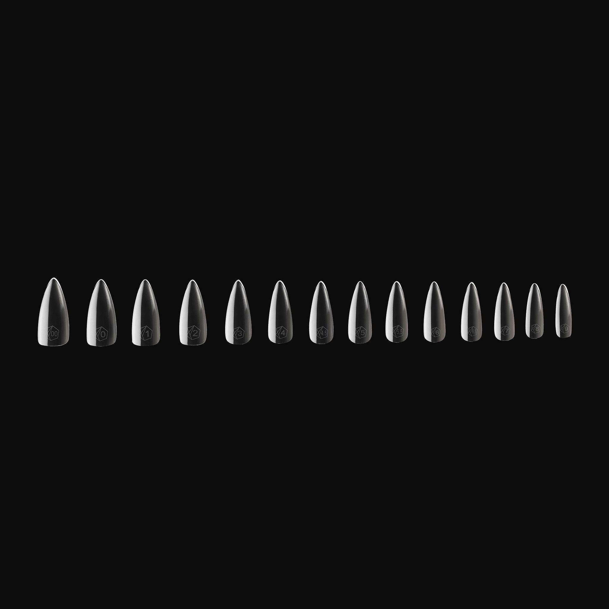 Gel-X® Natural Stiletto Medium Box of Tips - Pro (600pcs)