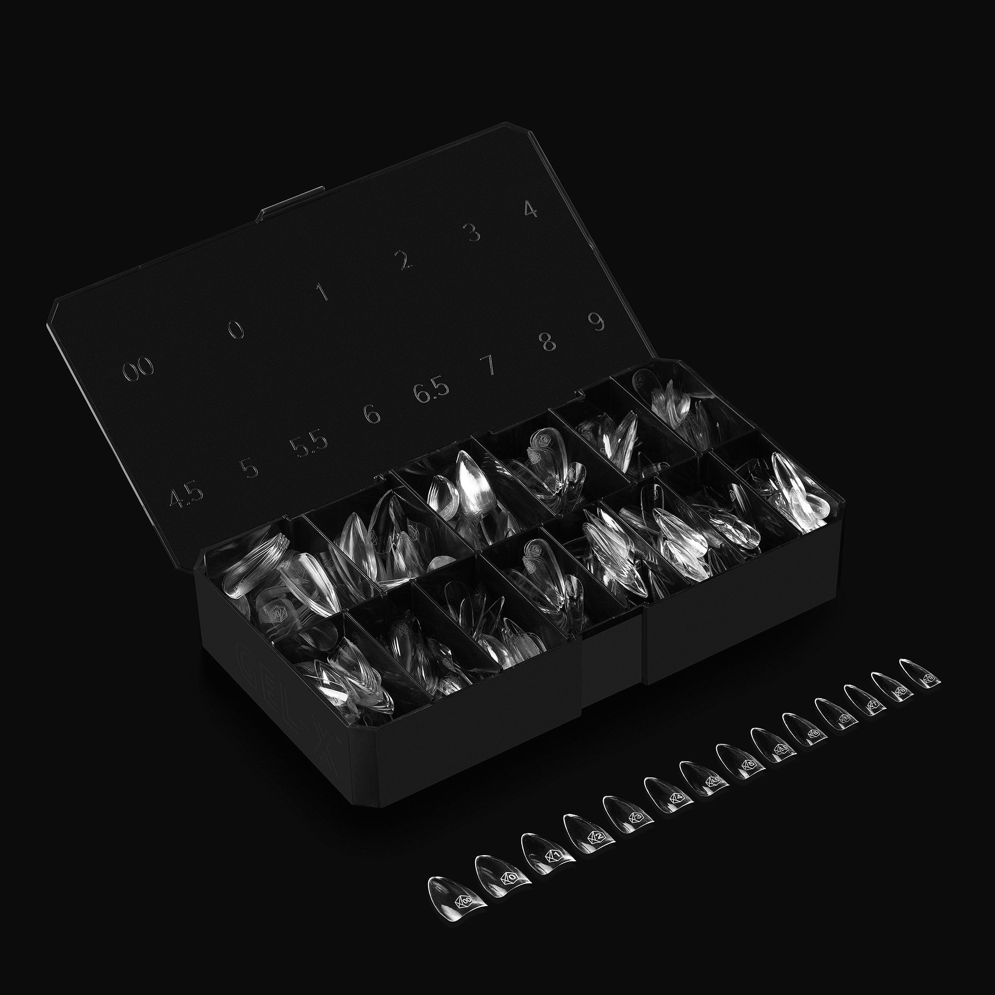 Gel-X® Natural Stiletto Short Box of Tips - Pro (600pcs)