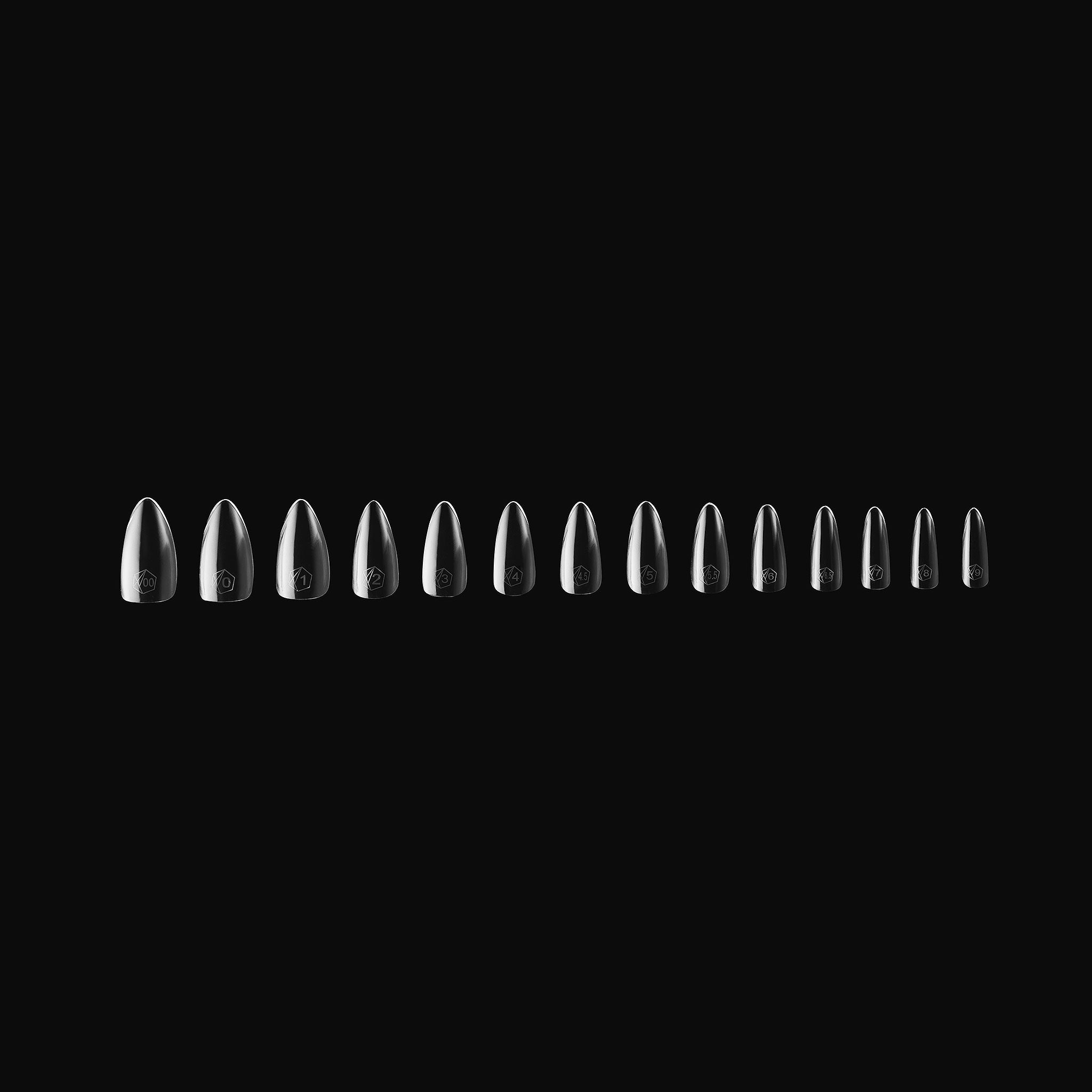Gel-X® Natural Stiletto Short Box of Tips - Pro (600pcs)