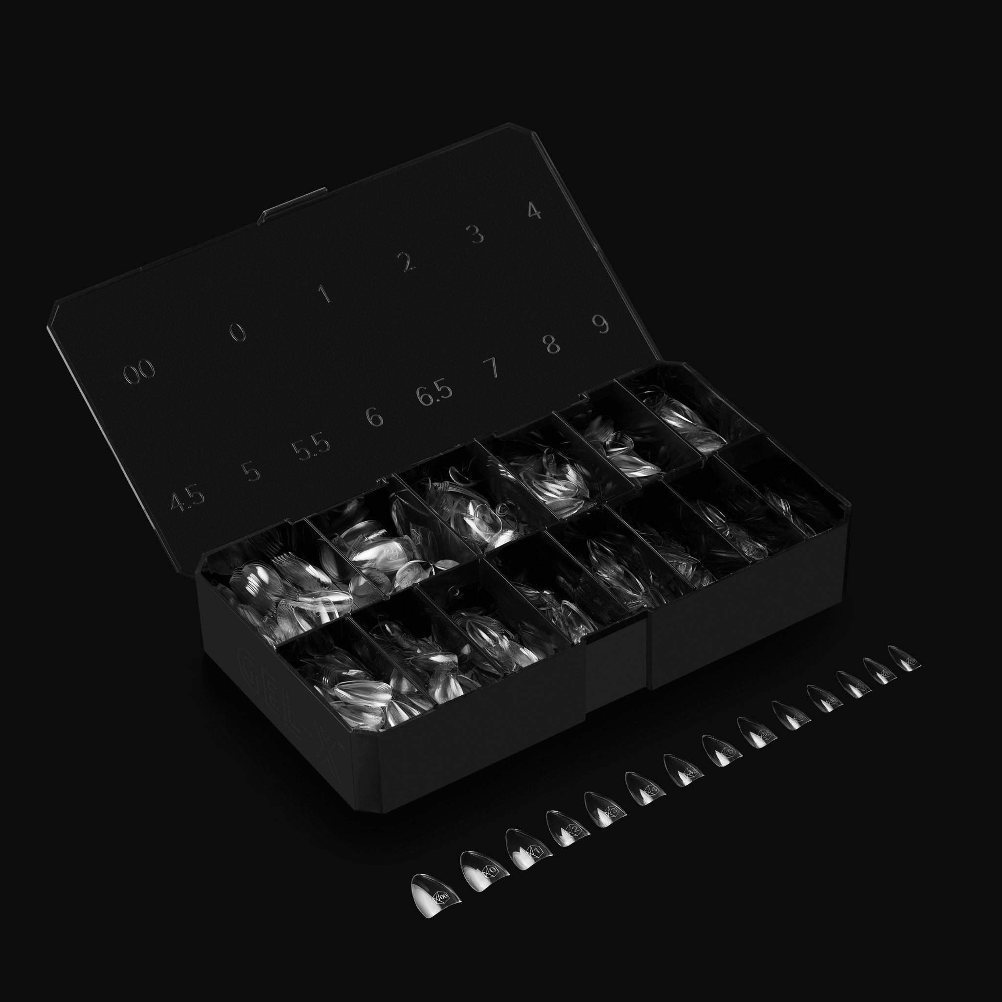 Gel-X® Natural Stiletto Extra Short Box of Tips - Pro (600pcs)