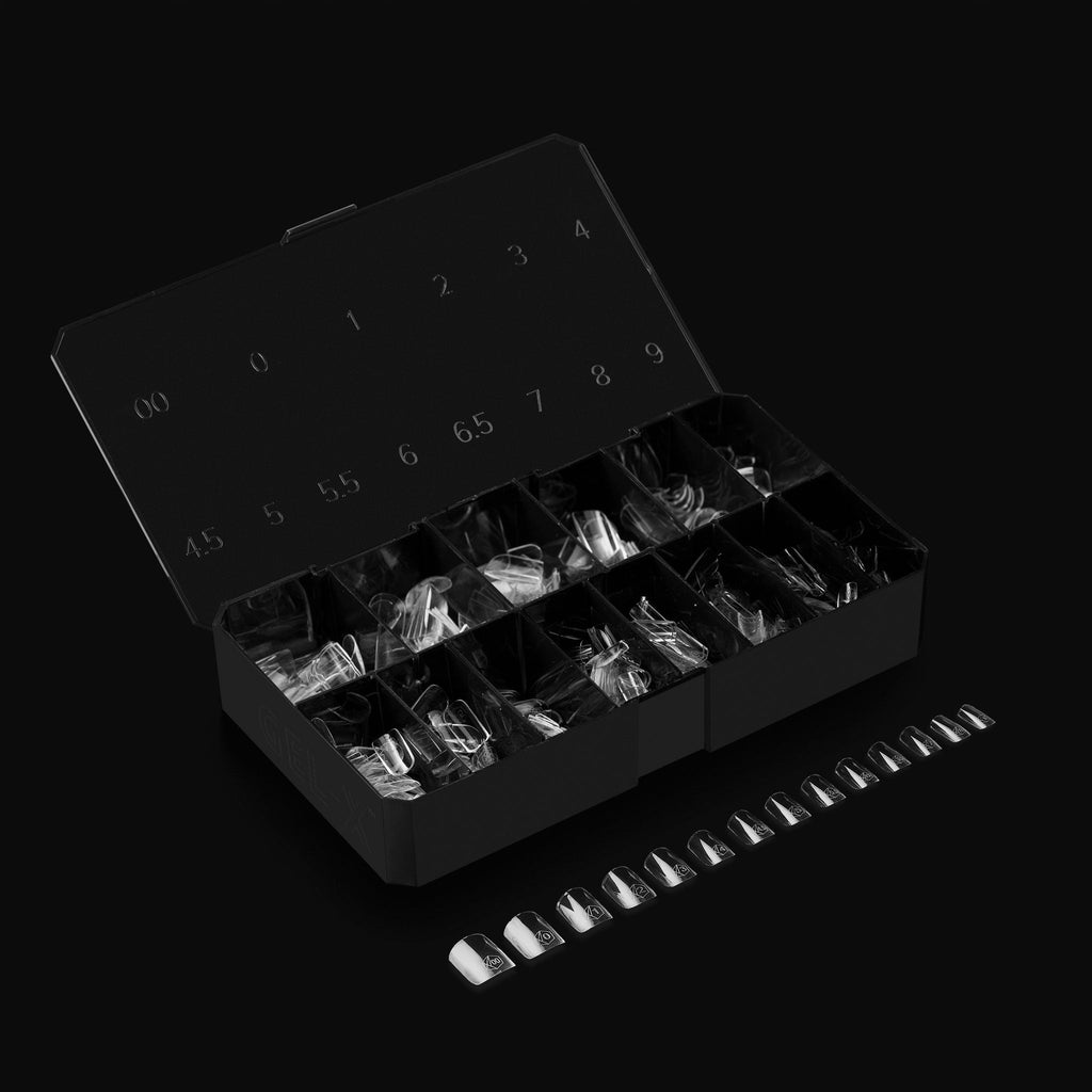 Gel-X® Natural Square Extra Short Box of Tips - Pro (600pcs)