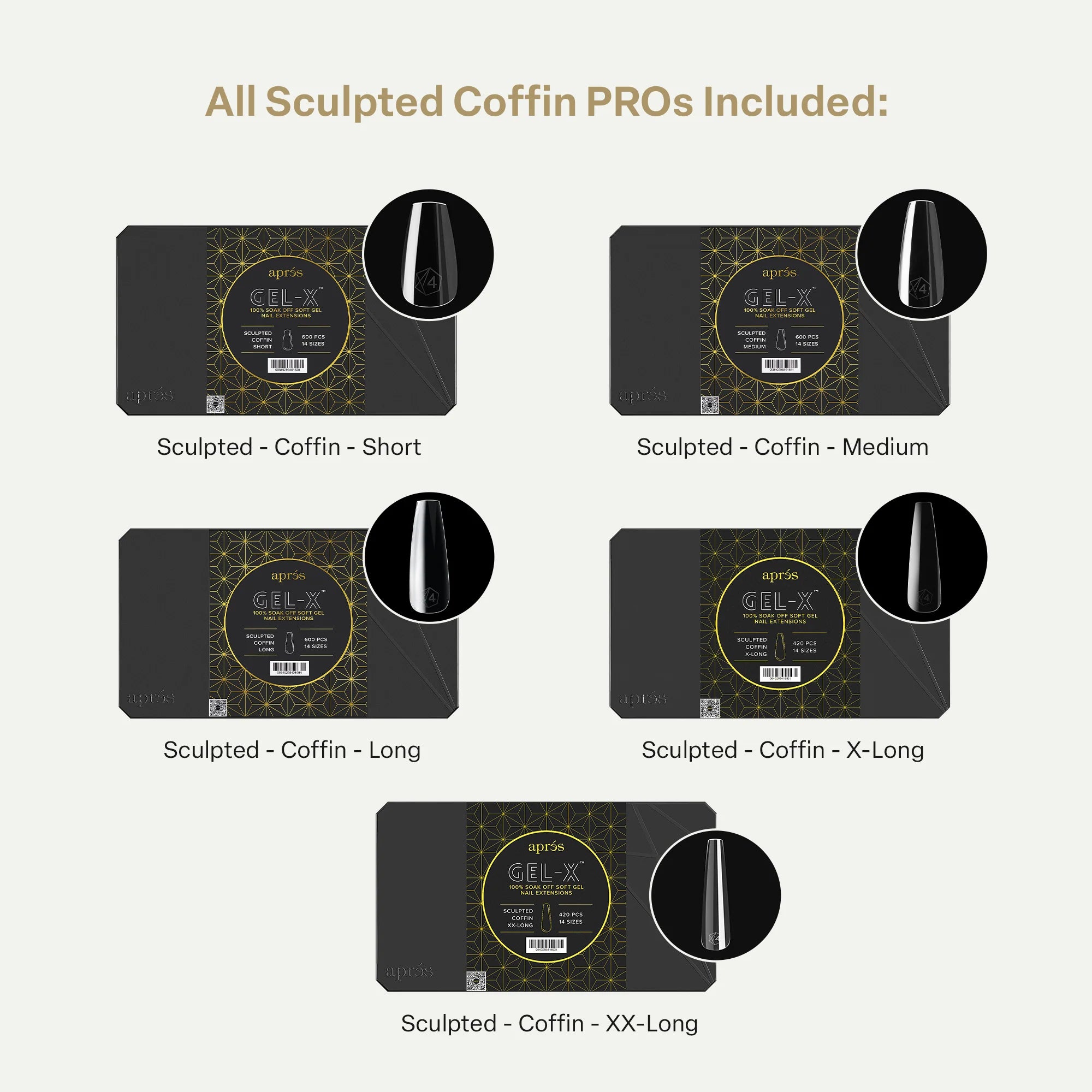Pro Coffin Gel-X® Collection