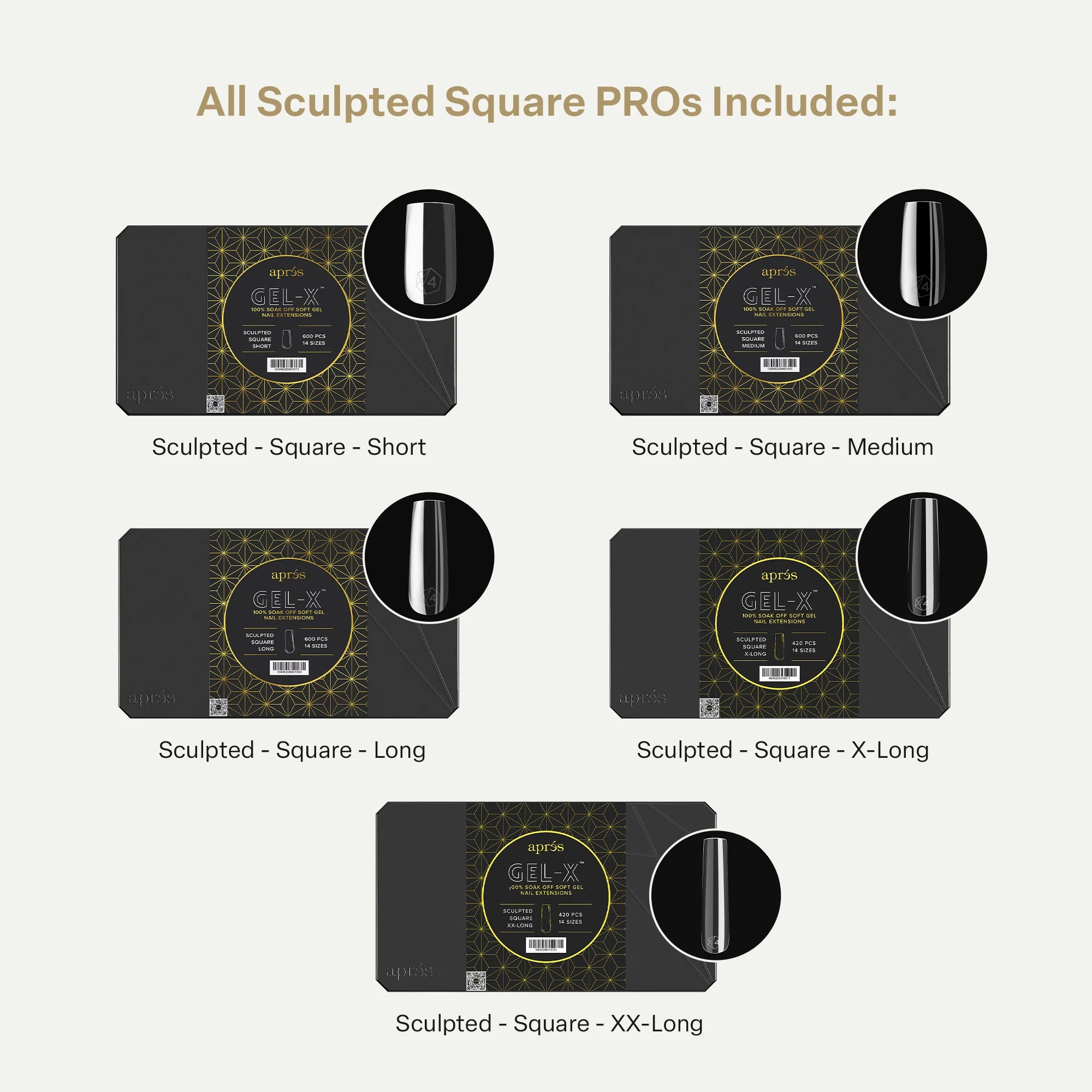 Pro Square Gel-X® Collection