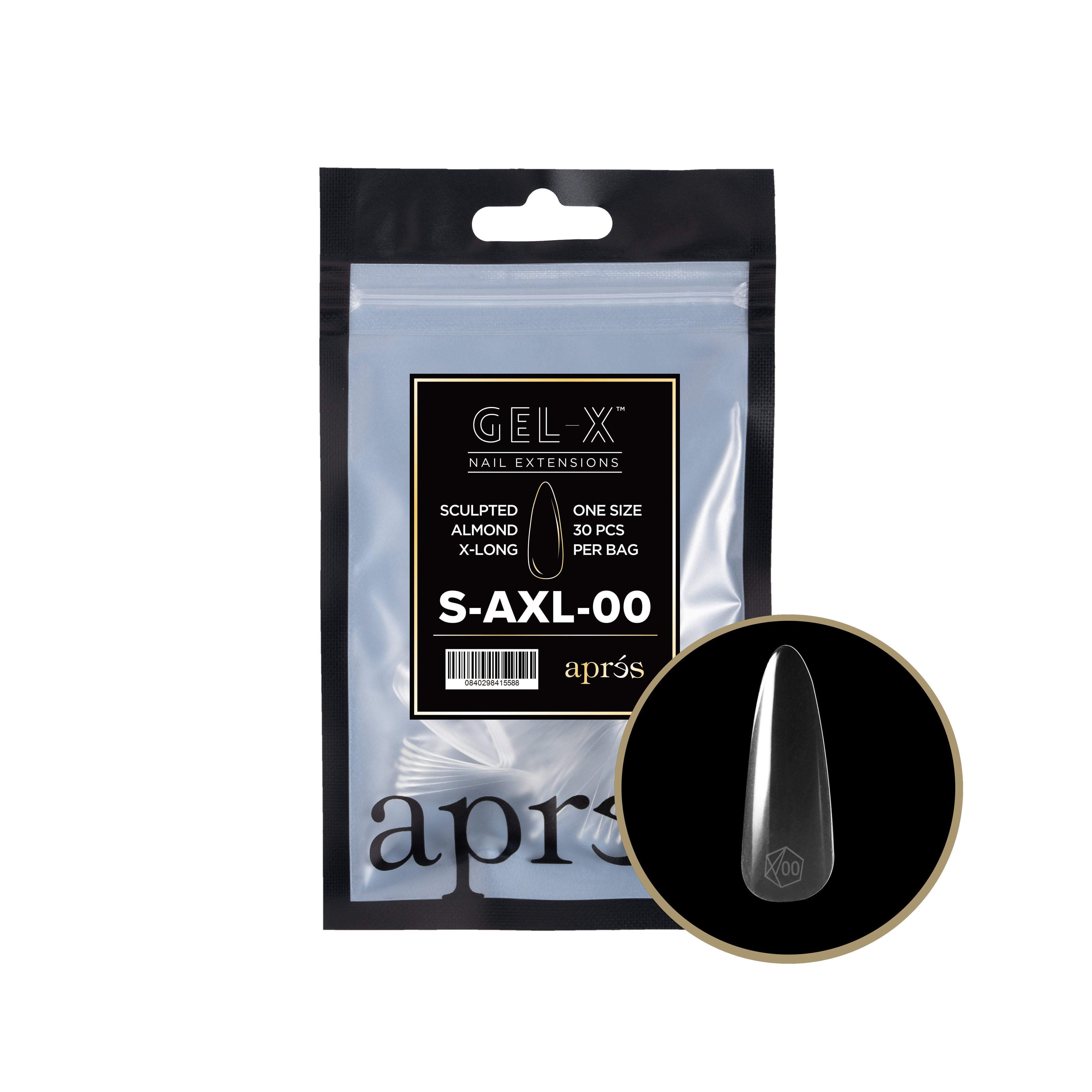 Gel-X® Sculpted Almond Extra Long Refill Bag