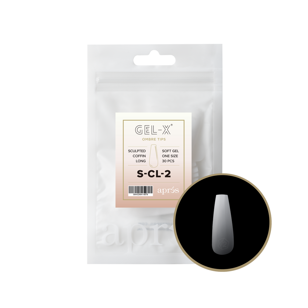 Ombré Gel-X® Sculpted Coffin Long Refill Bag