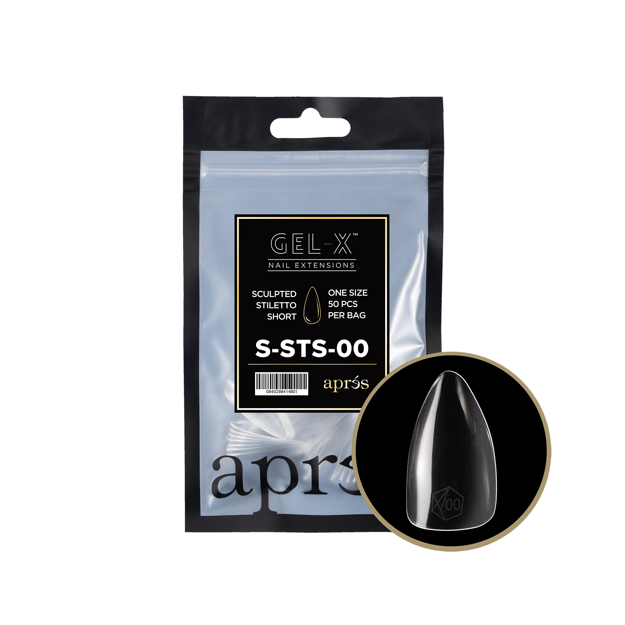 Gel-X® Sculpted Stiletto Short Refill Bag