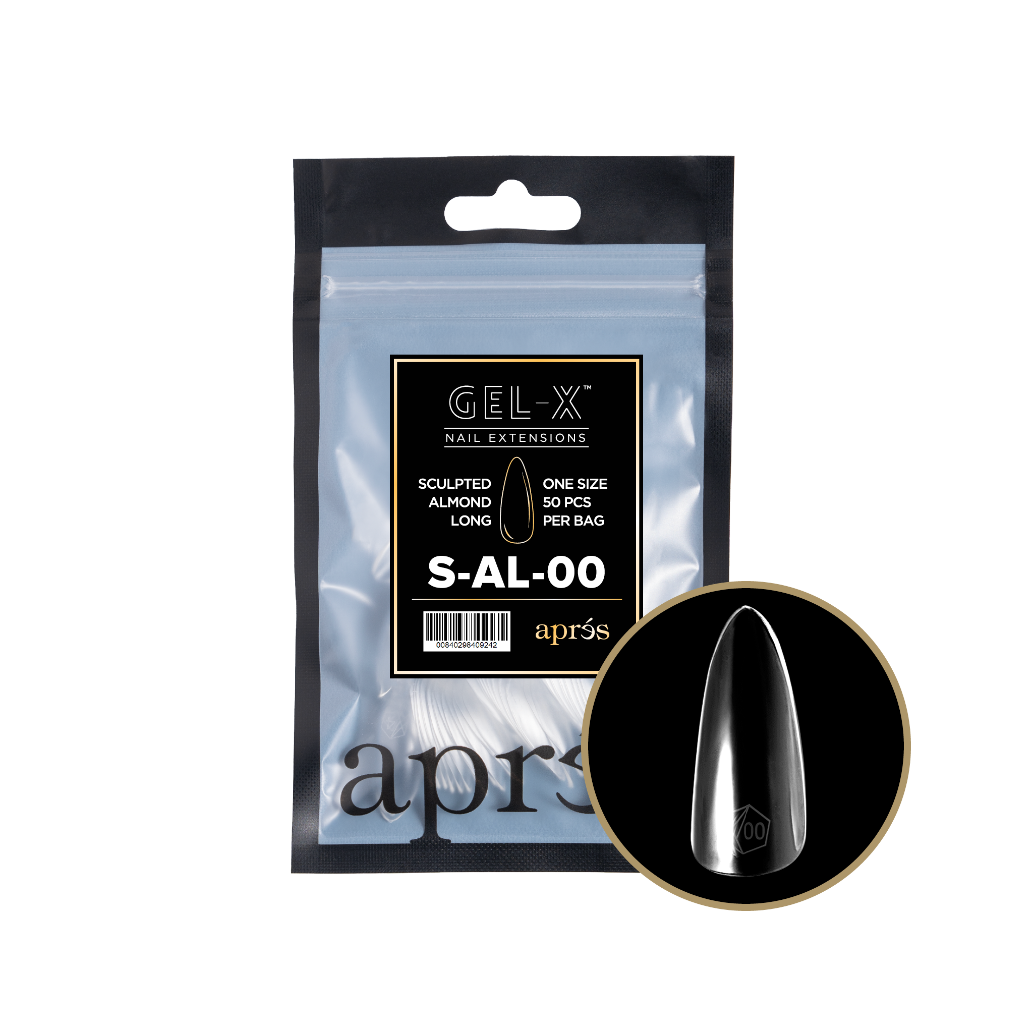 Gel-X® Sculpted Almond Long Refill Bag