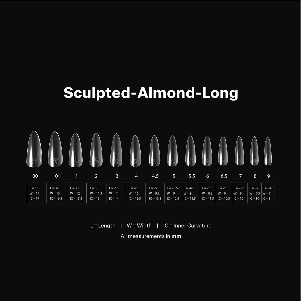 Gel-X® Sculpted Almond Long Box of Tips - Mini (280pcs)