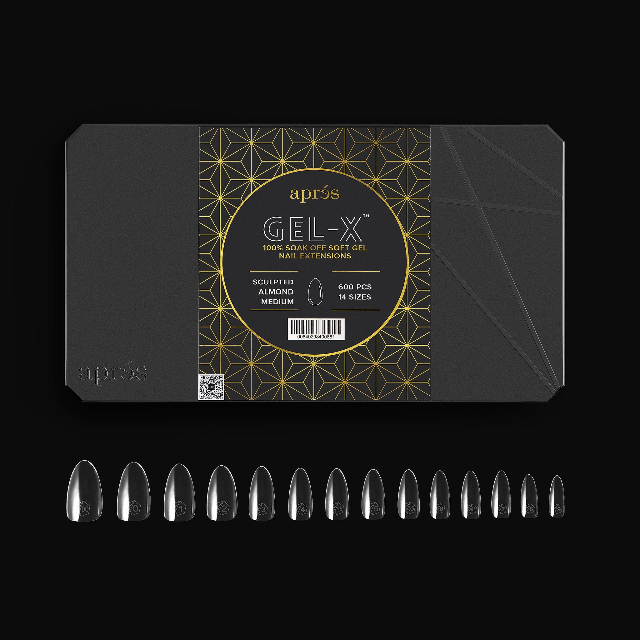 Gel-X® Sculpted Almond Medium Box of Tips - Pro (600pcs)