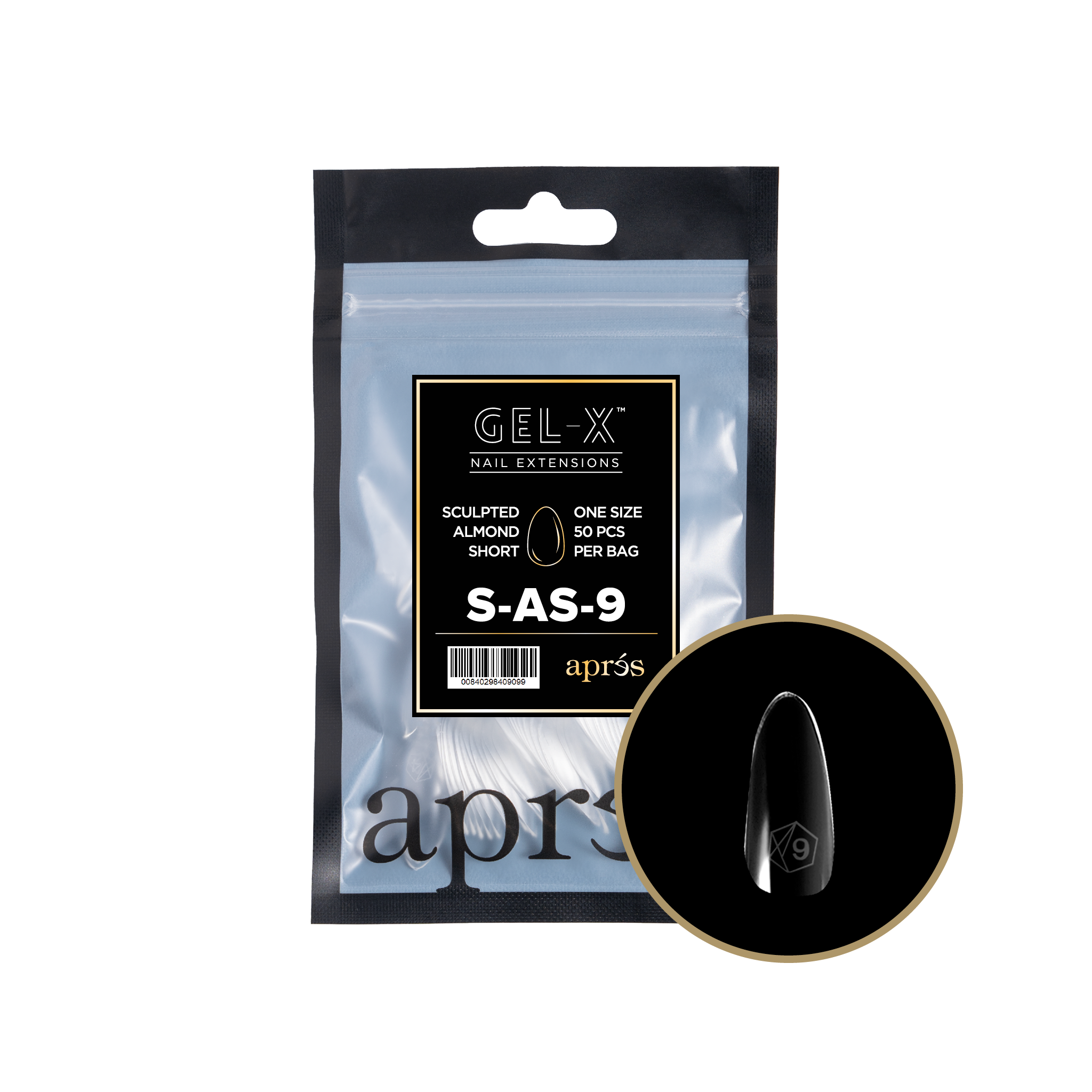 Gel-X® Sculpted Almond Short Refill Bag
