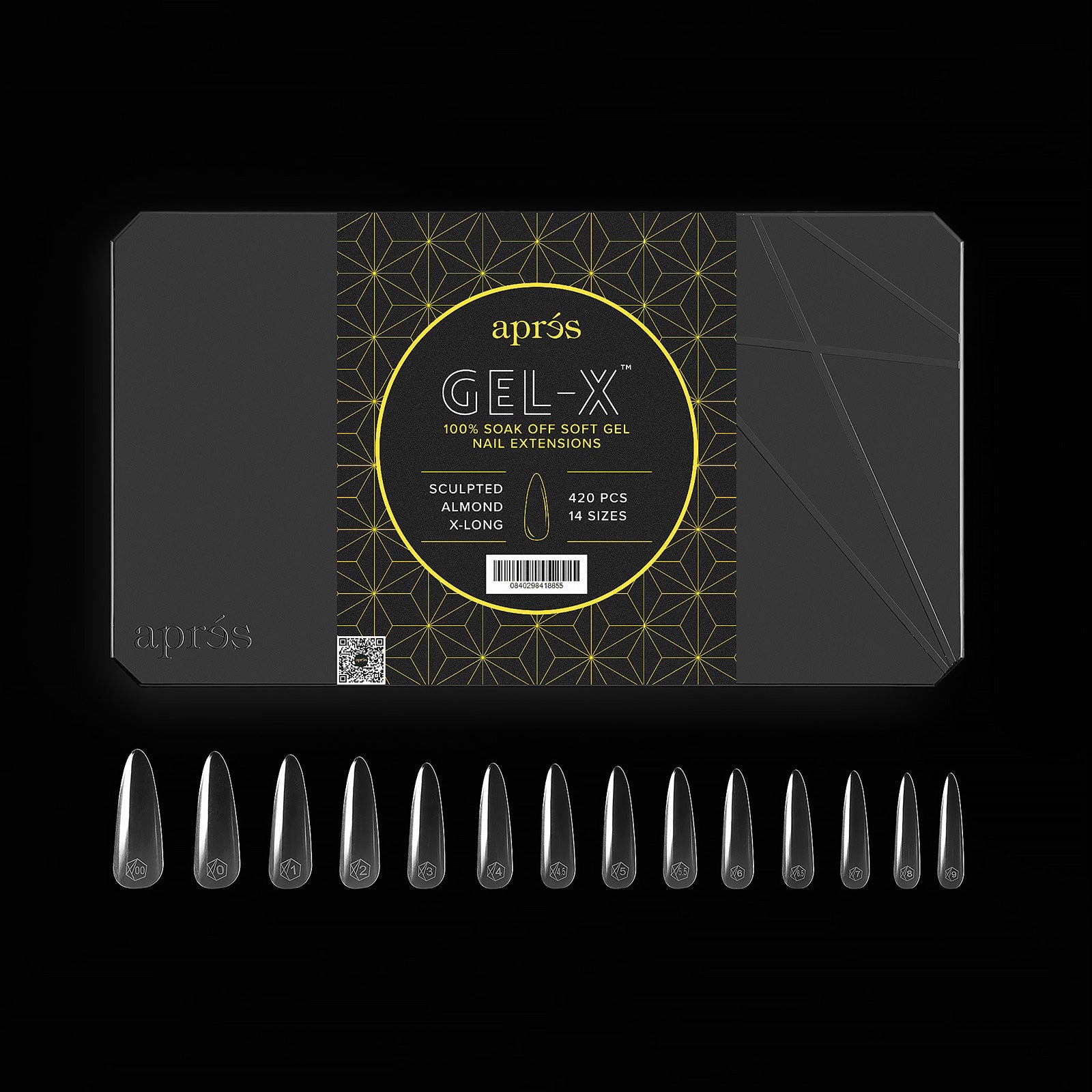 Gel-X® Sculpted Almond Extra Long Box of Tips - Pro (420pcs)