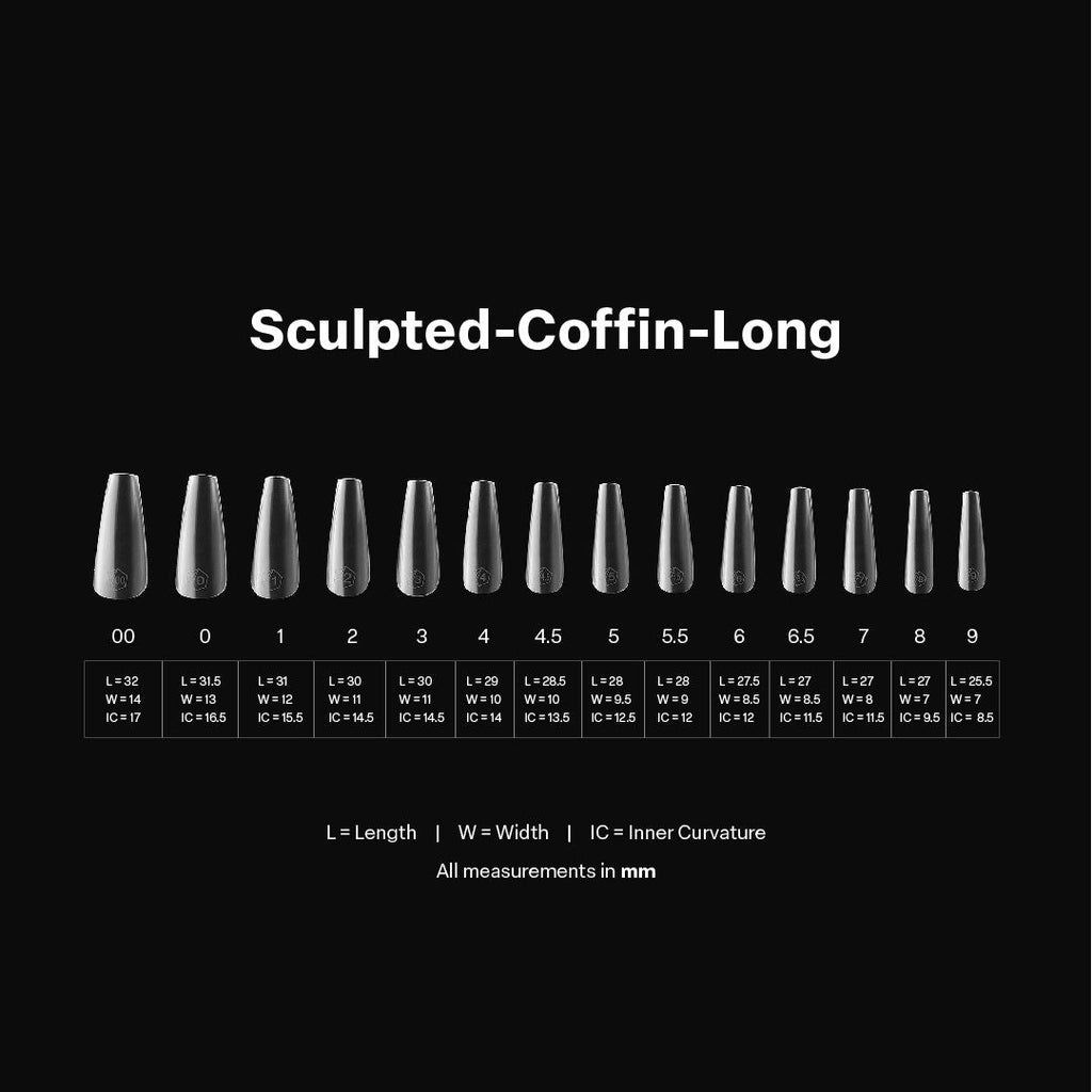 Gel-X® Sculpted Coffin Long Box of Tips - Pro (600pcs)