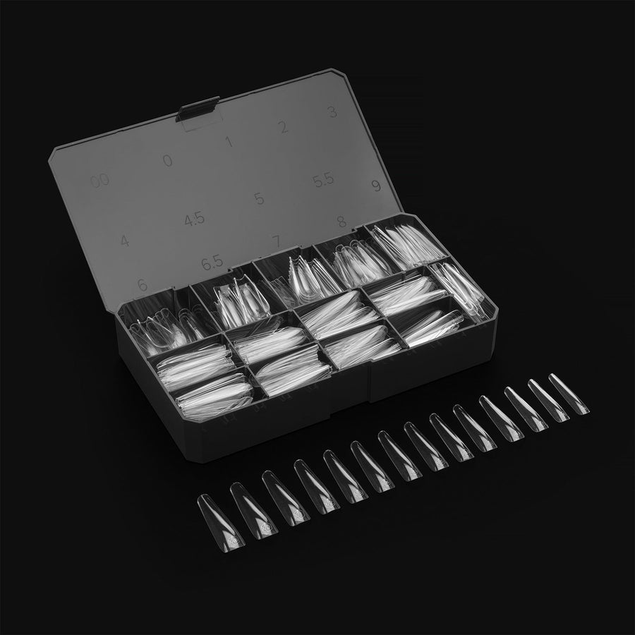 Gel-X® Sculpted Coffin Extra Extra Long Box of Tips- Pro (420pcs)