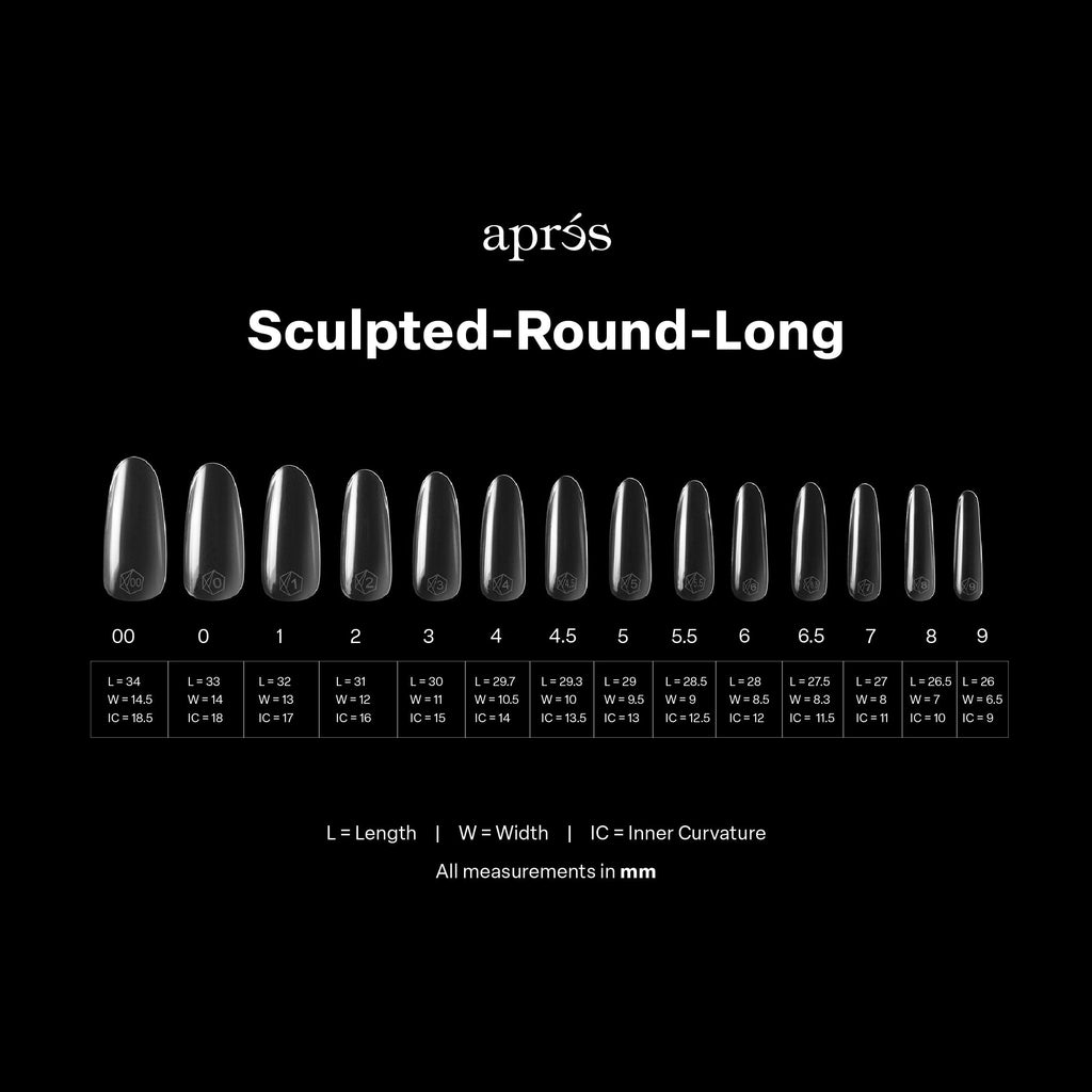Gel-X® Sculpted Round Long Box of Tips - Pro (600pcs)