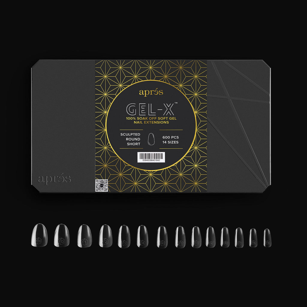 Gel-X® Sculpted Round Short Box of Tips - Pro (600pcs)