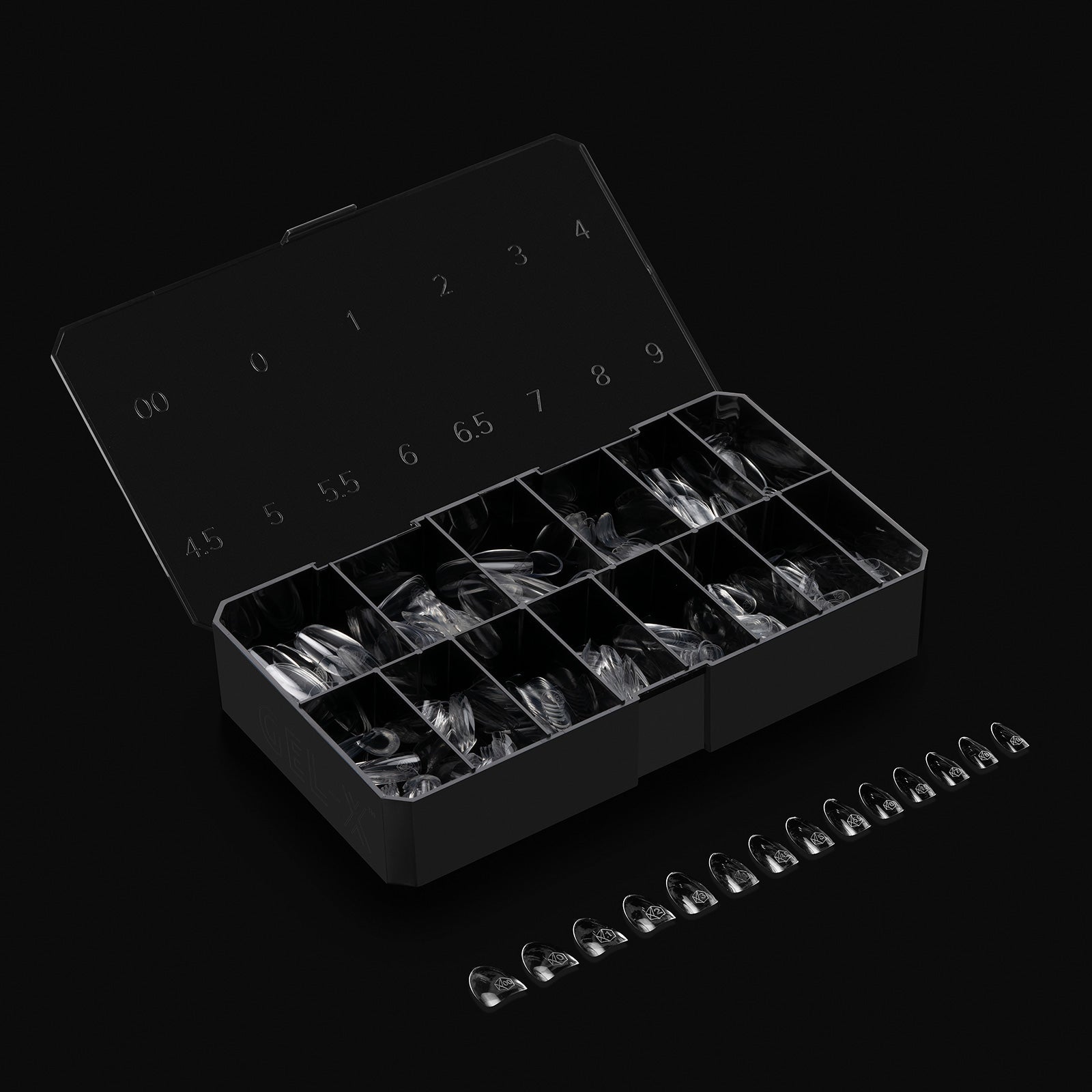 Gel-X® Sculpted Round Short Box of Tips - Mini (280pcs)