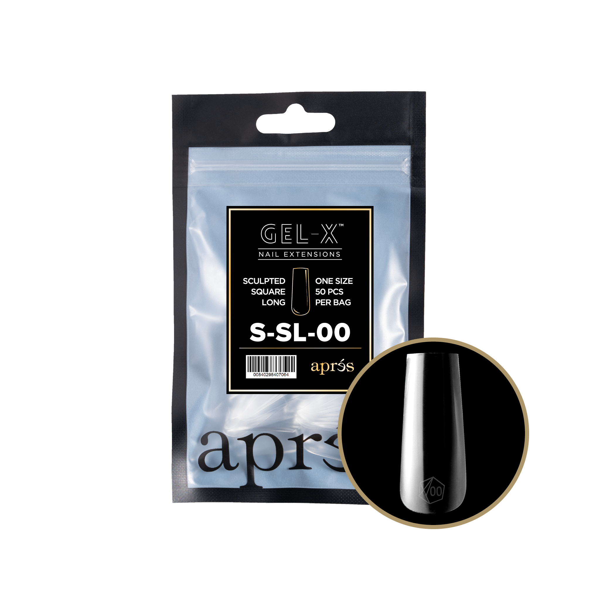 Gel-X® Sculpted Square Long Refill Bag