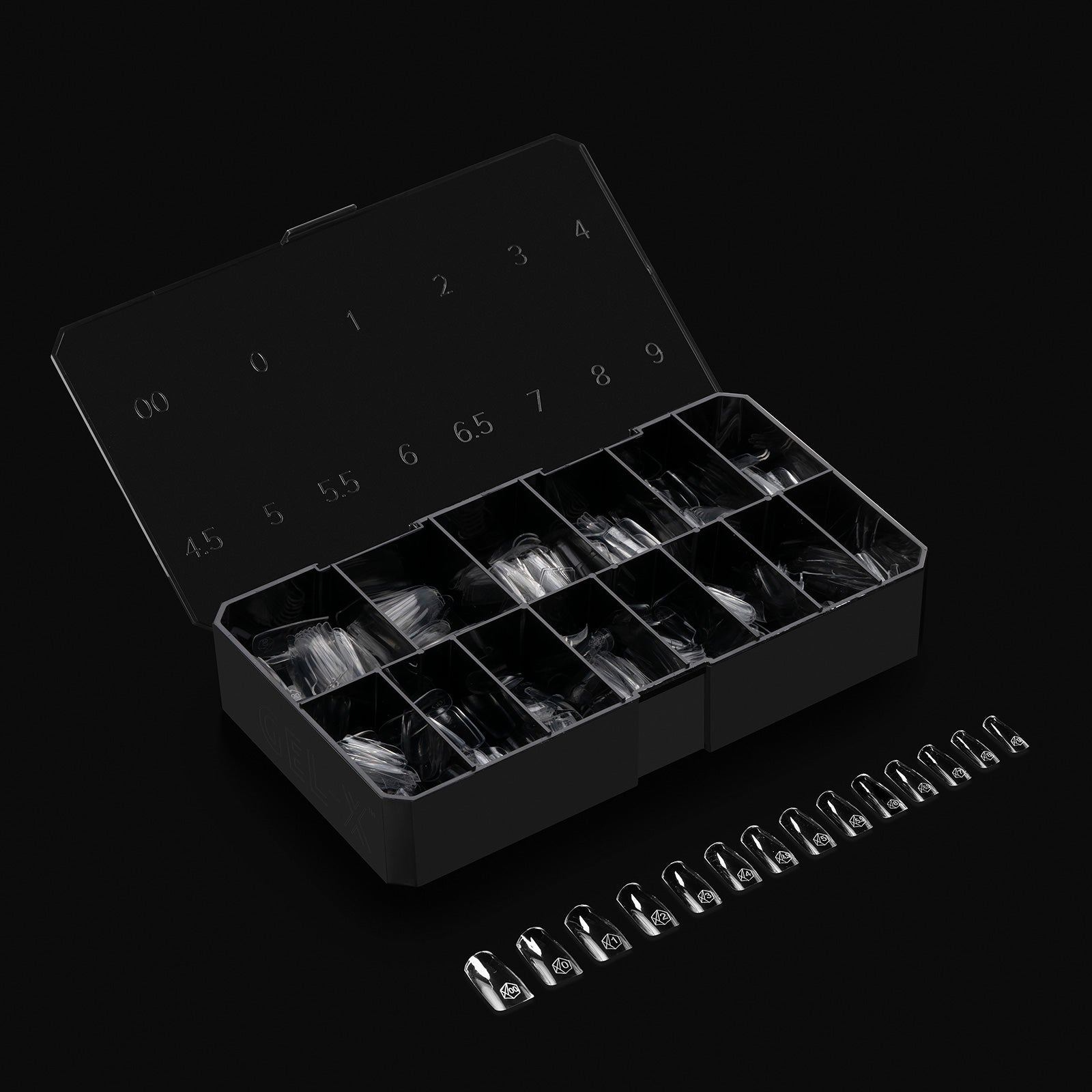 Gel-X® Sculpted Square Medium Box of Tips - Mini (280pcs)