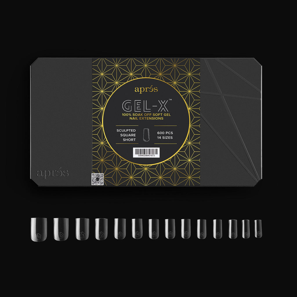 Gel-X® Sculpted Square Short Box of Tips - Pro (600pcs)