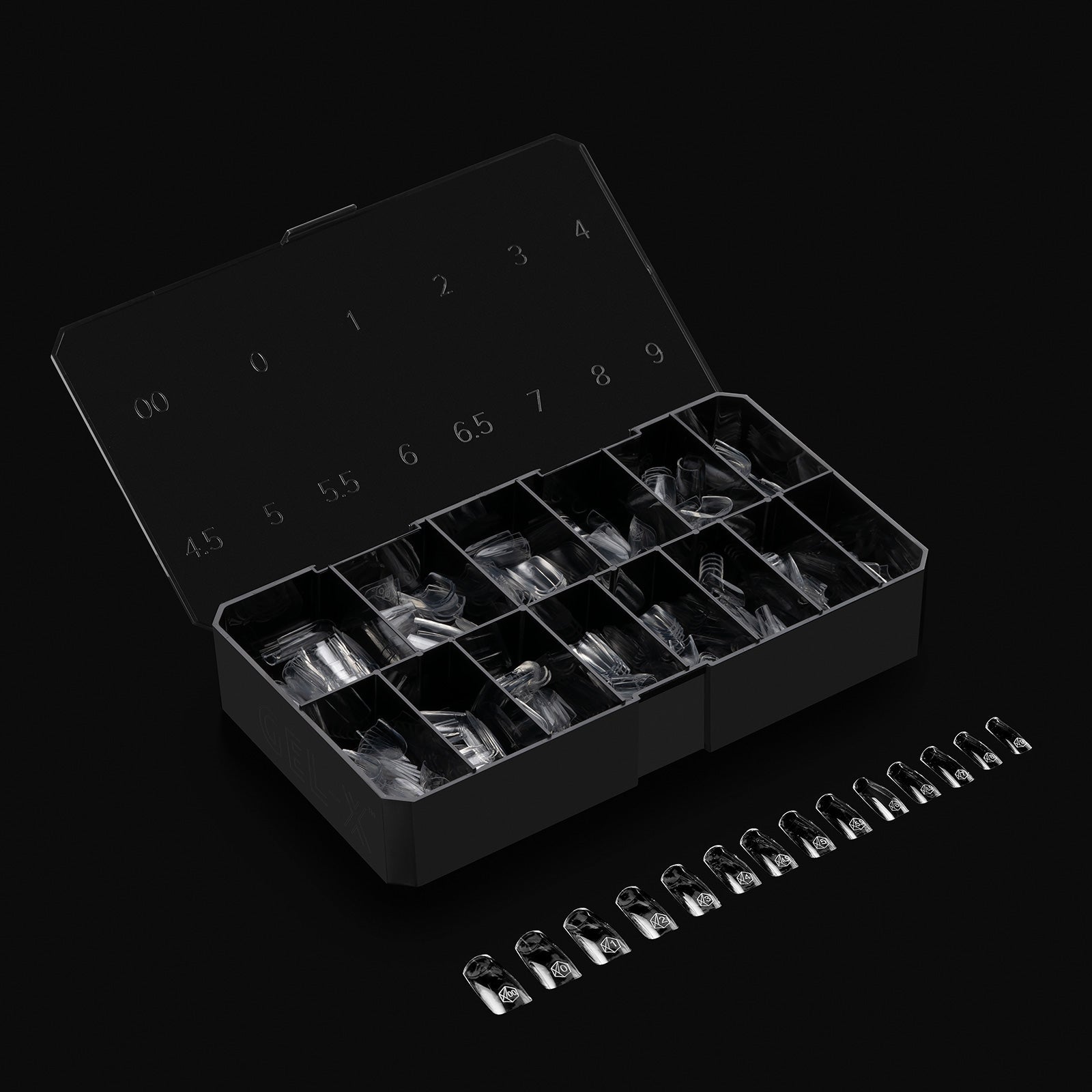 Gel-X® Sculpted Square Short Box of Tips - Mini (280pcs)