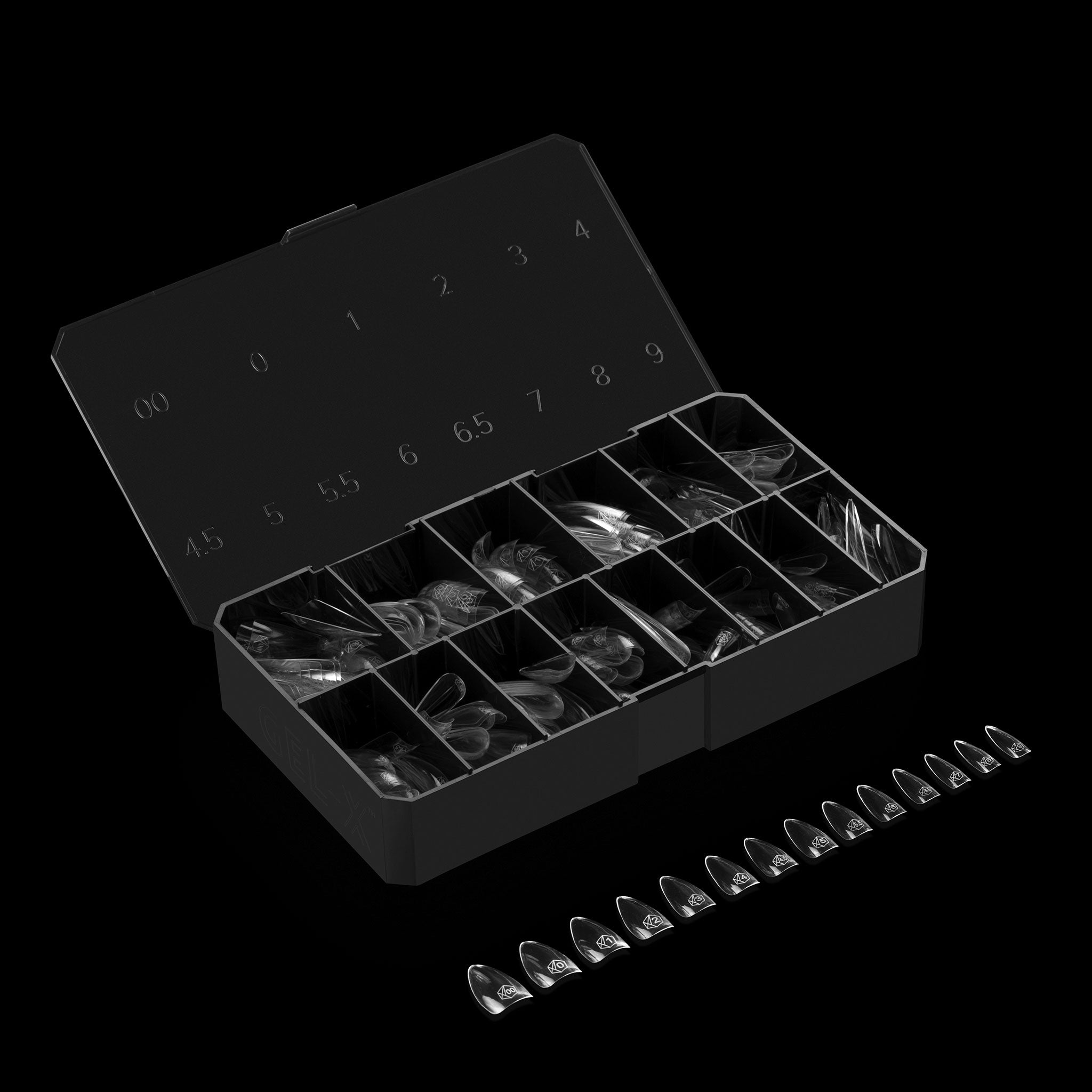 Gel-X® Sculpted Stiletto Short Box of Tips - Pro (600pcs)