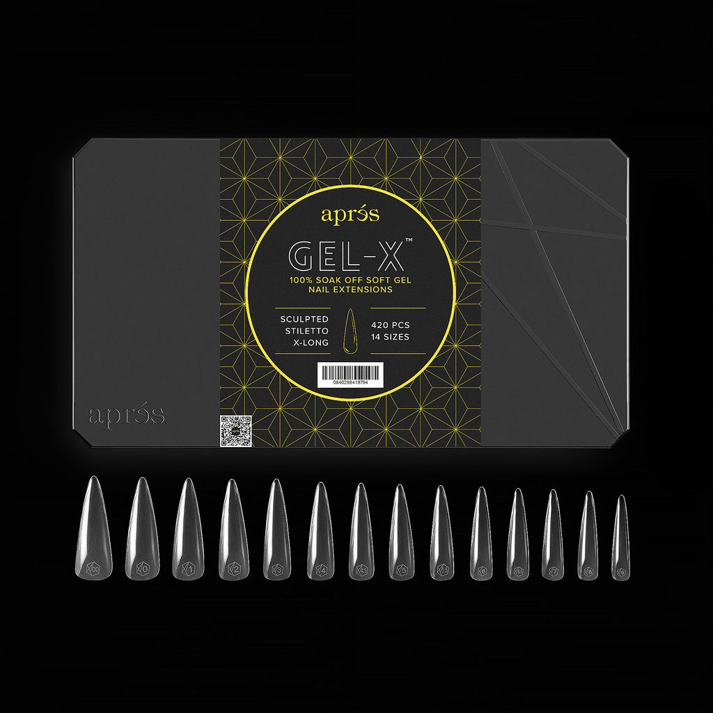 Gel-X® Sculpted Stiletto Extra Long Box of Tips - Pro (420pcs)