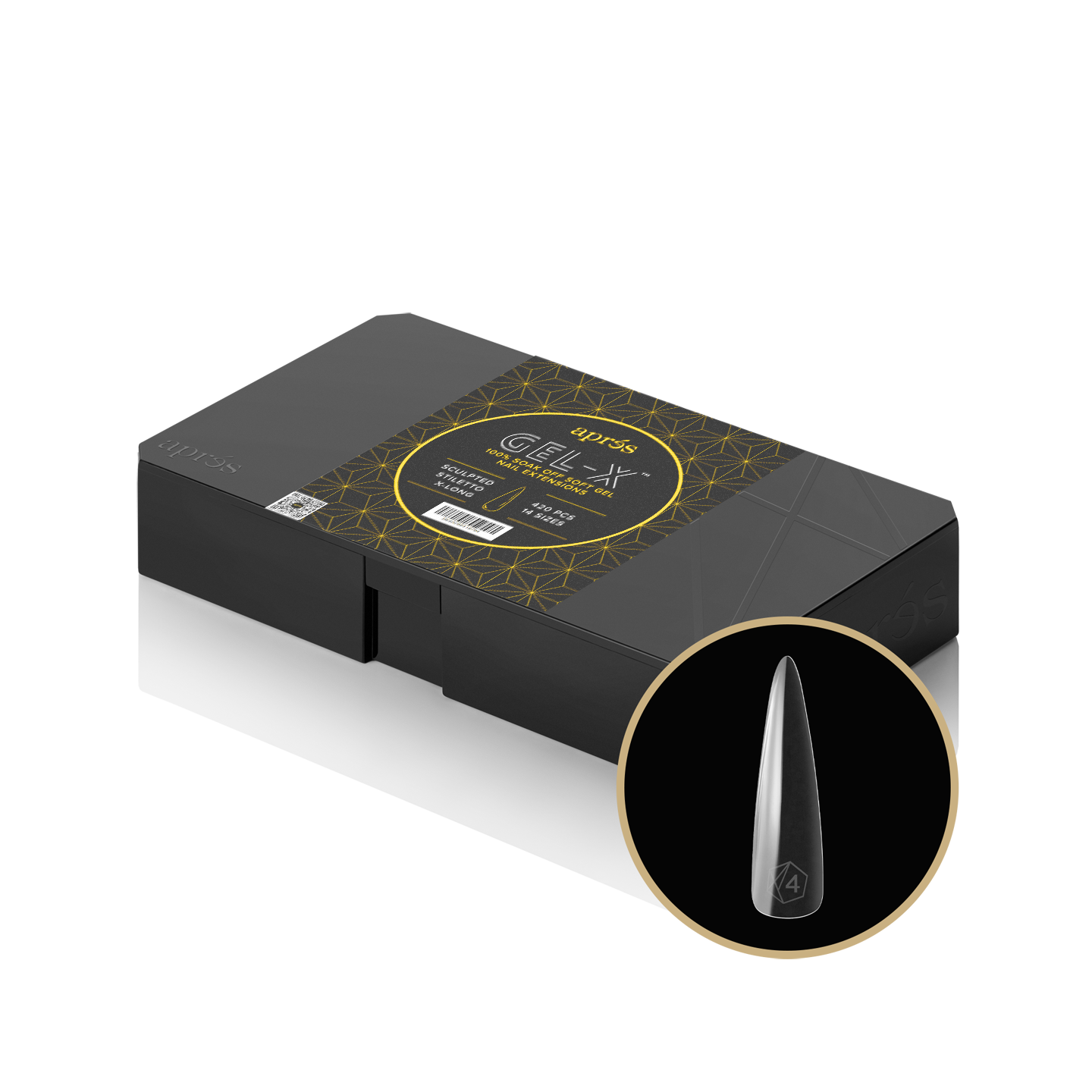 Gel-X® Sculpted Stiletto Extra Long Box of Tips - Pro (420pcs)