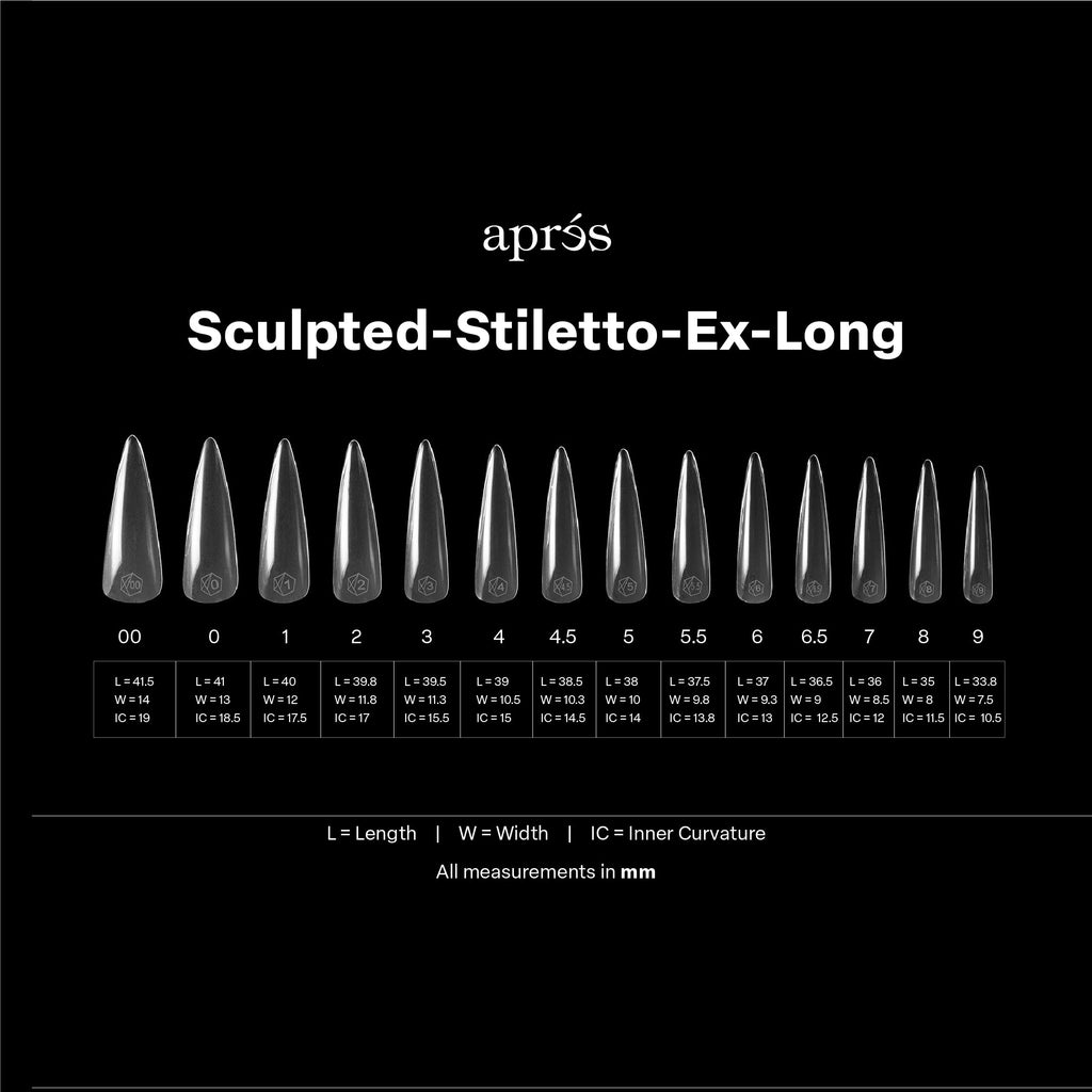 Gel-X® Sculpted Stiletto Extra Long Box of Tips - Pro (420pcs)