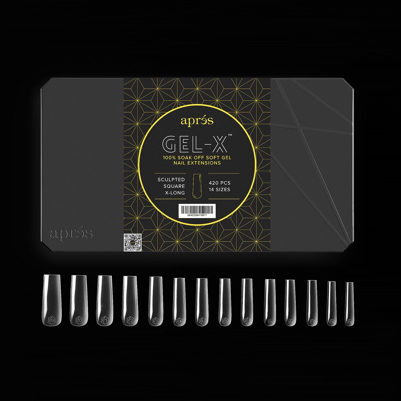 Gel-X® Sculpted Square Extra Long Box of Tips - Pro (420pcs)