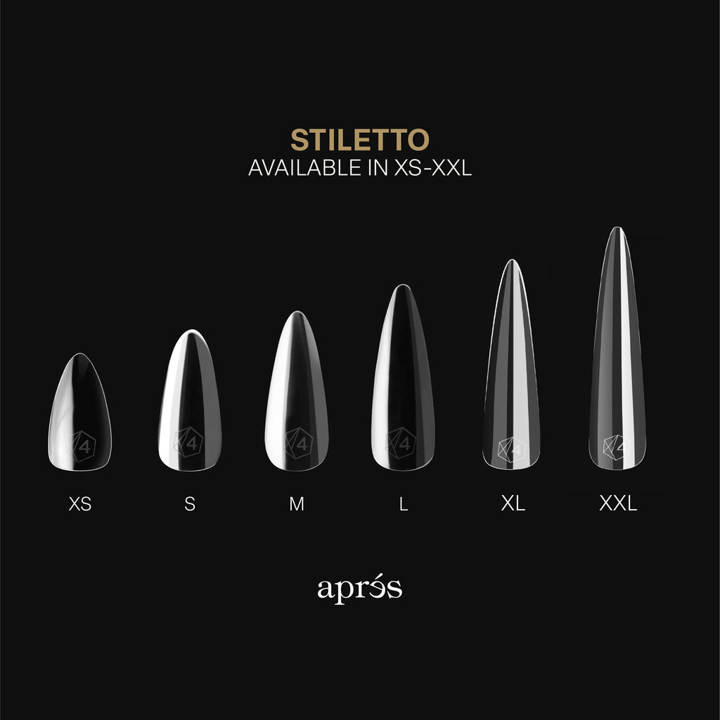 Gel-X® Sculpted Stiletto Medium Box of Tips - Pro (600pcs)